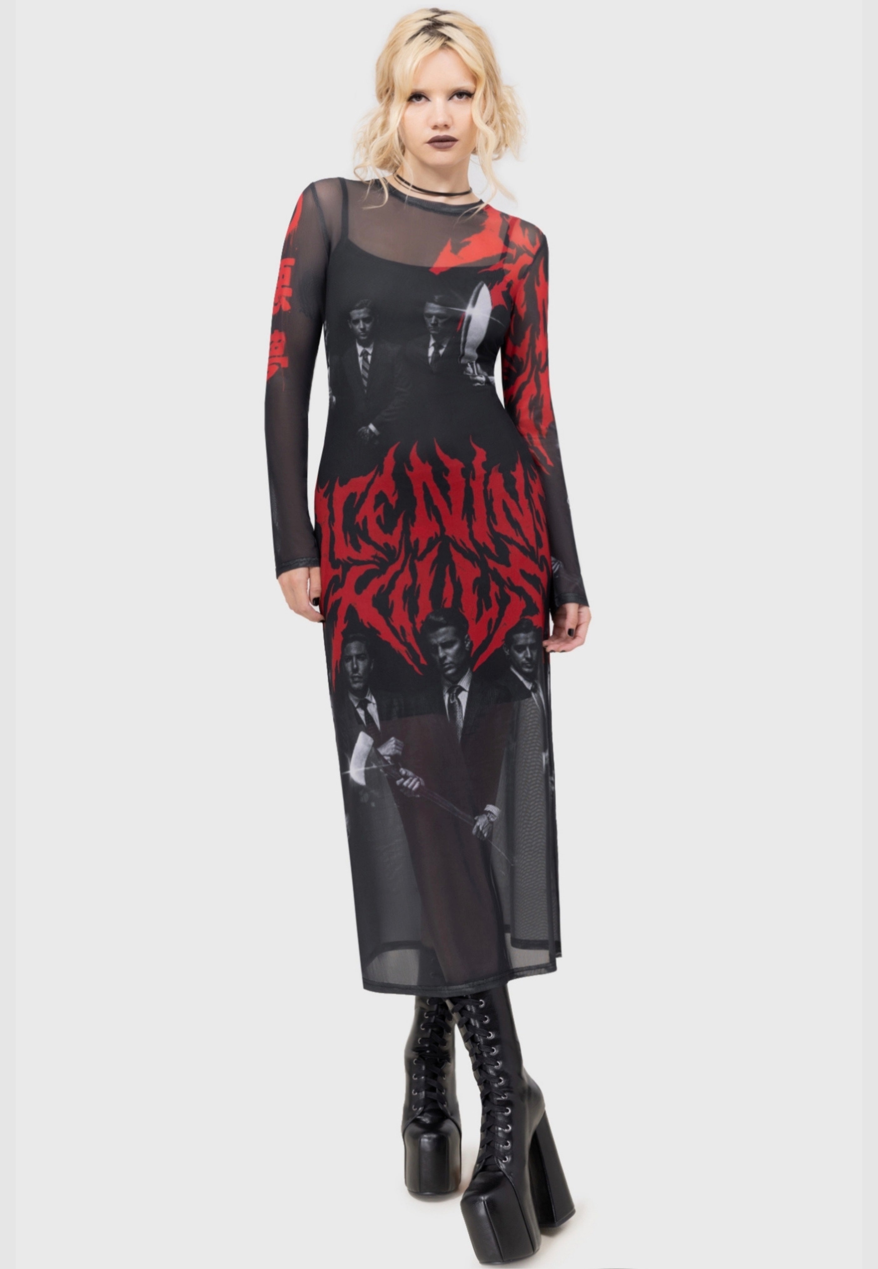 Killstar x Ice Nine Kills - Welcome To Horrorwood Maxi - Dress | Women-Image