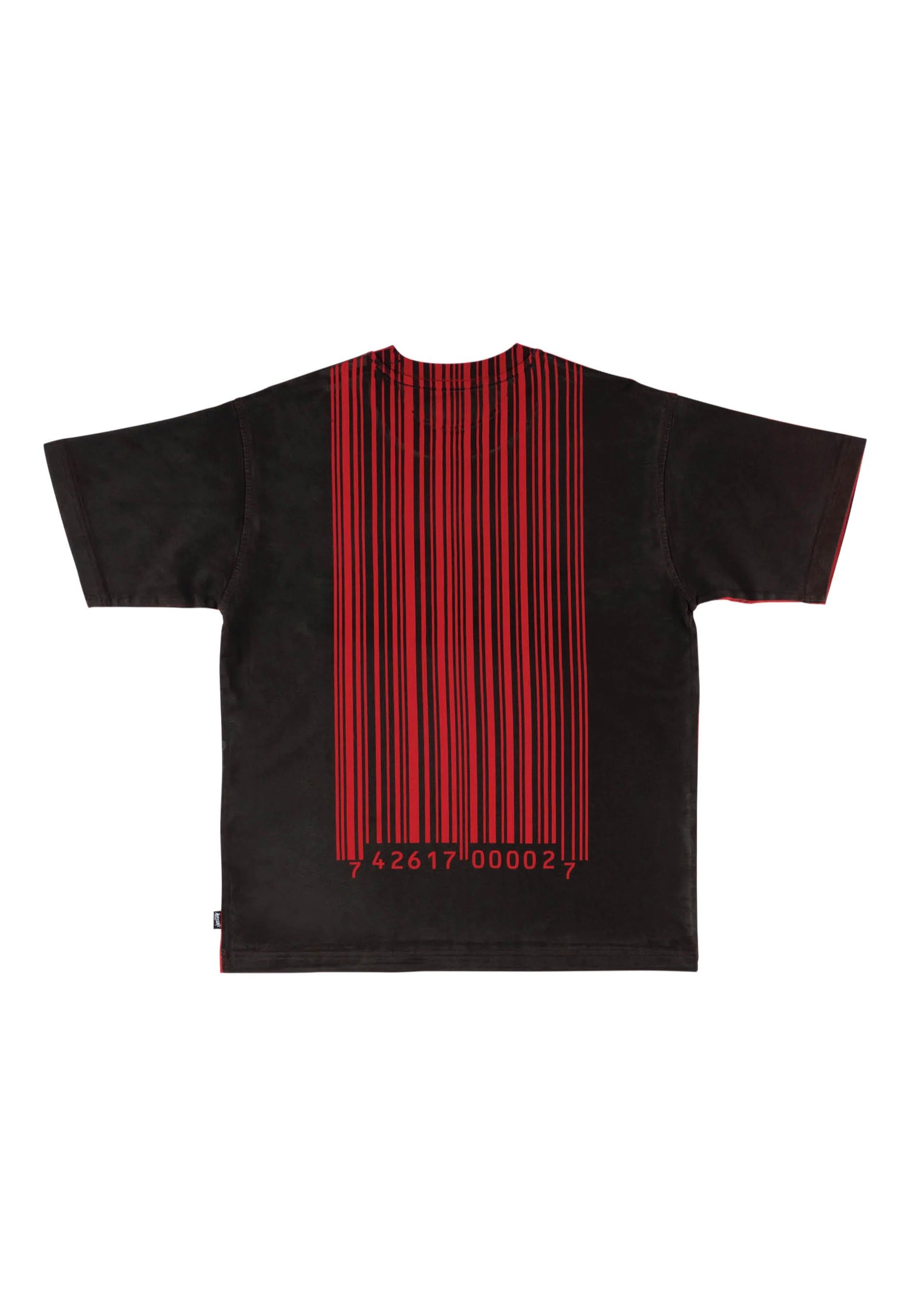 Welcome x Slipknot Barcode Boxy Overprint Black/Red - T-Shirt