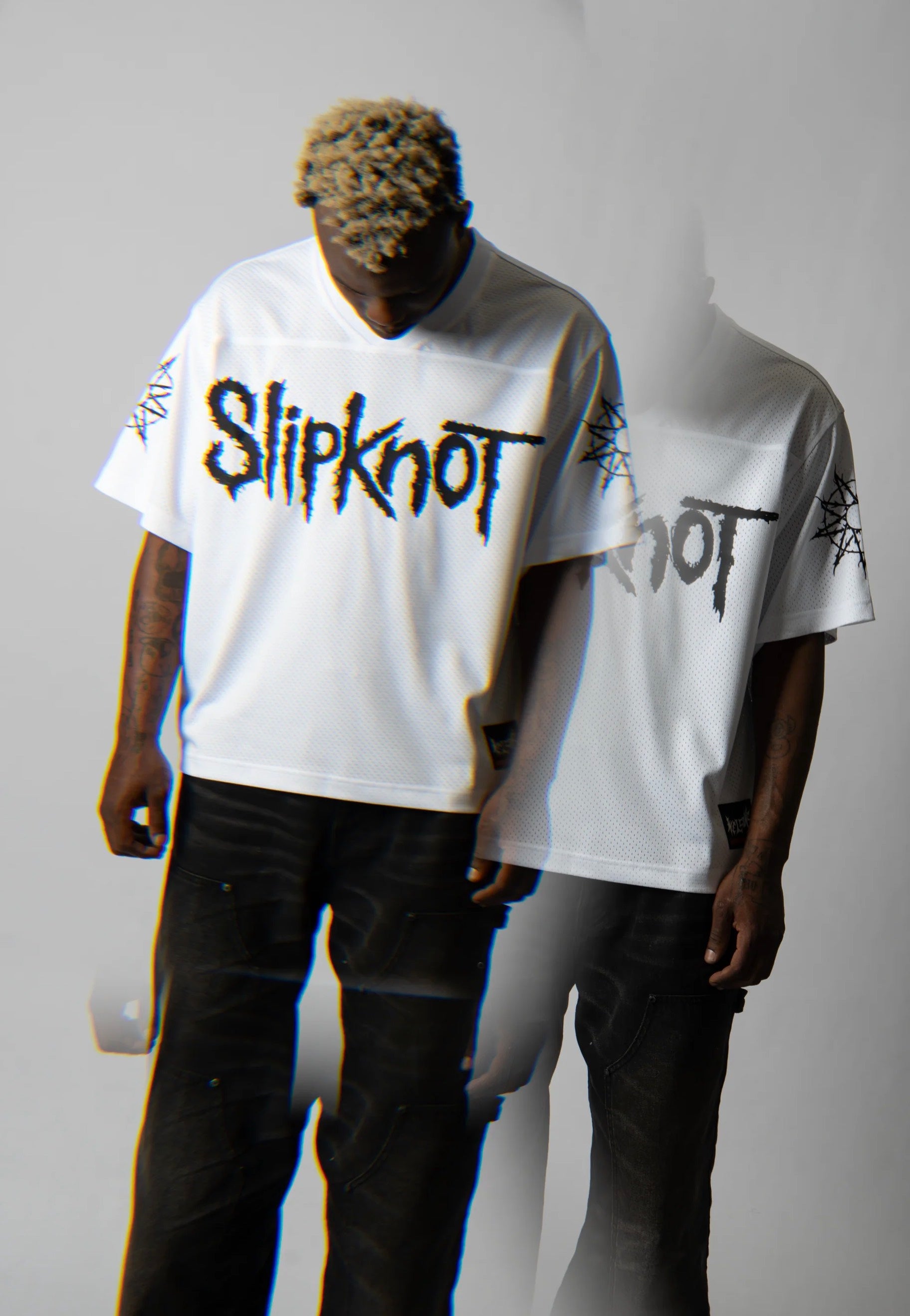 Welcome x Slipknot - Heretic Football White - Jersey | Men-Image
