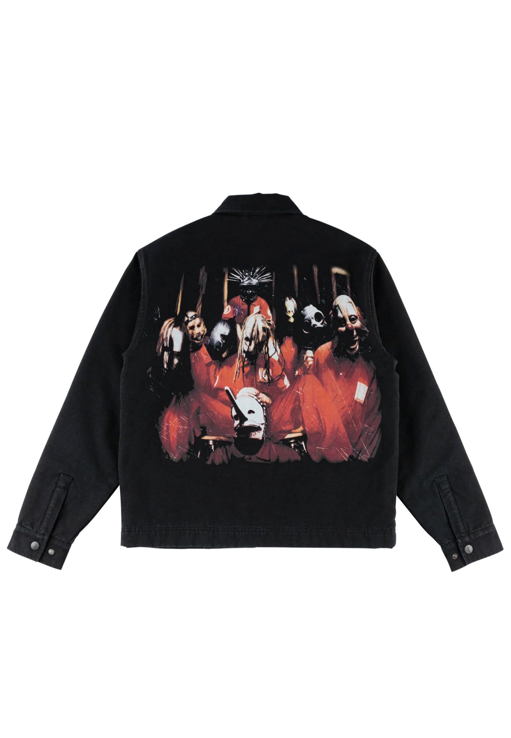 Welcome x Slipknot - Self-Titled Canvas Black - Jeans Jacket | Men-Image