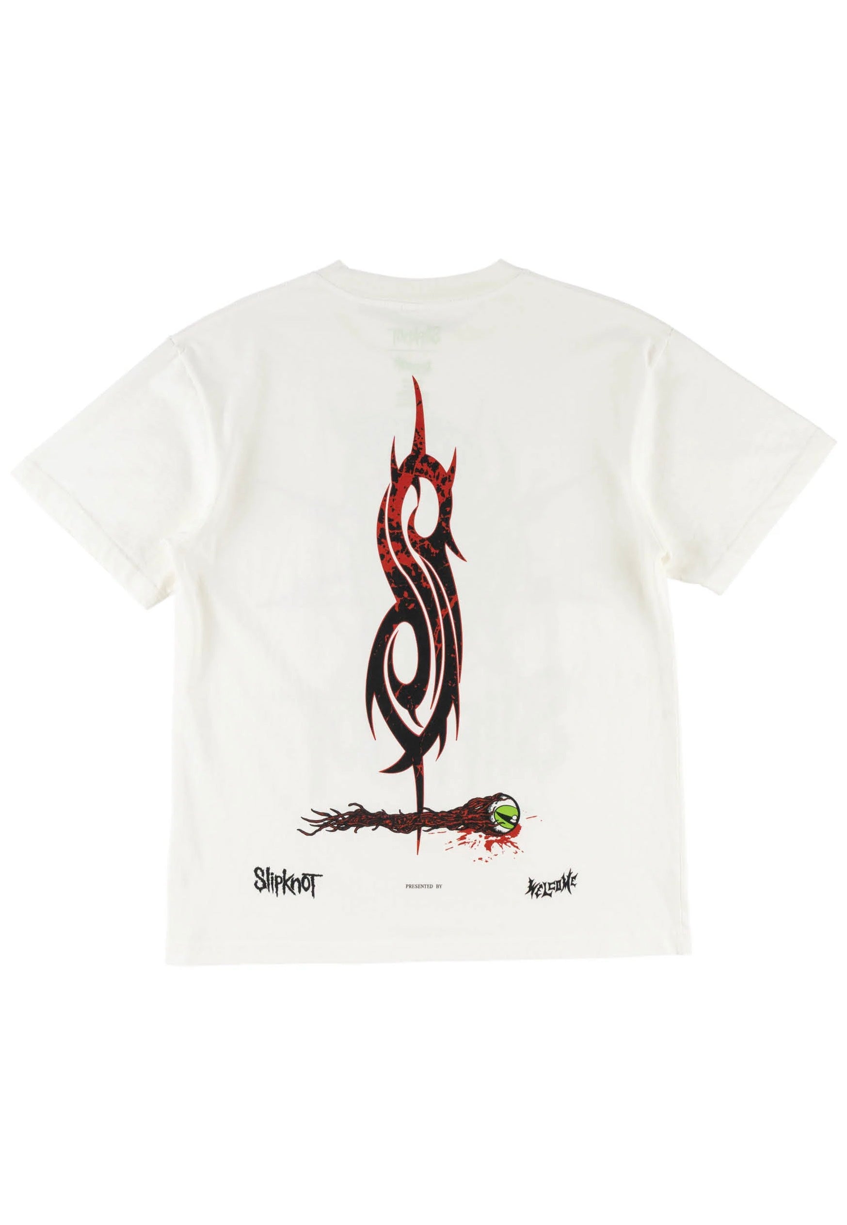 Welcome x Slipknot - Spit it Out White - T-Shirt | Neutral-Image