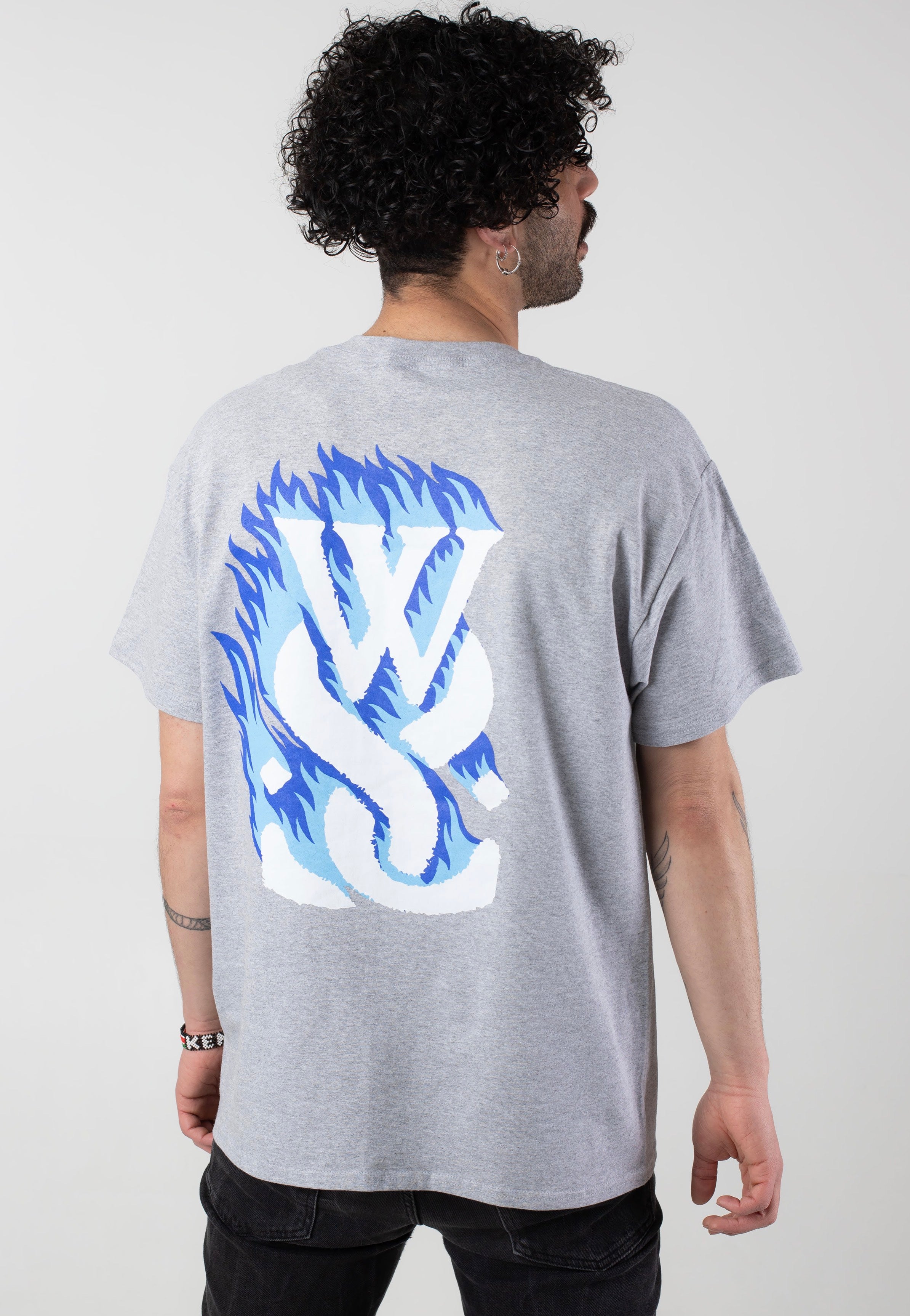 While She Sleeps - Blue Fire Sportsgrey - T-Shirt | Men-Image