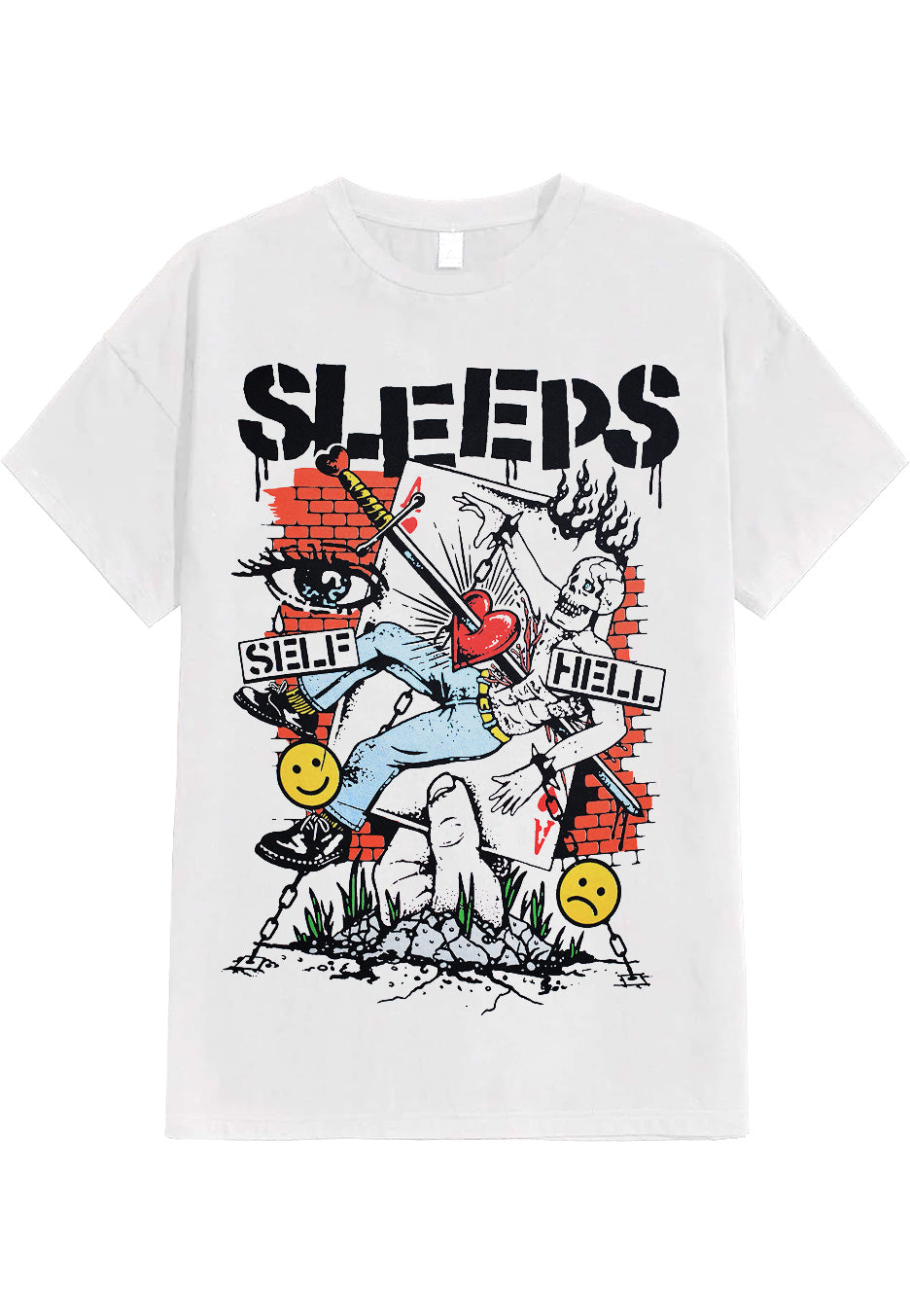 While She Sleeps - Praise The Love White - T-Shirt | Neutral-Image