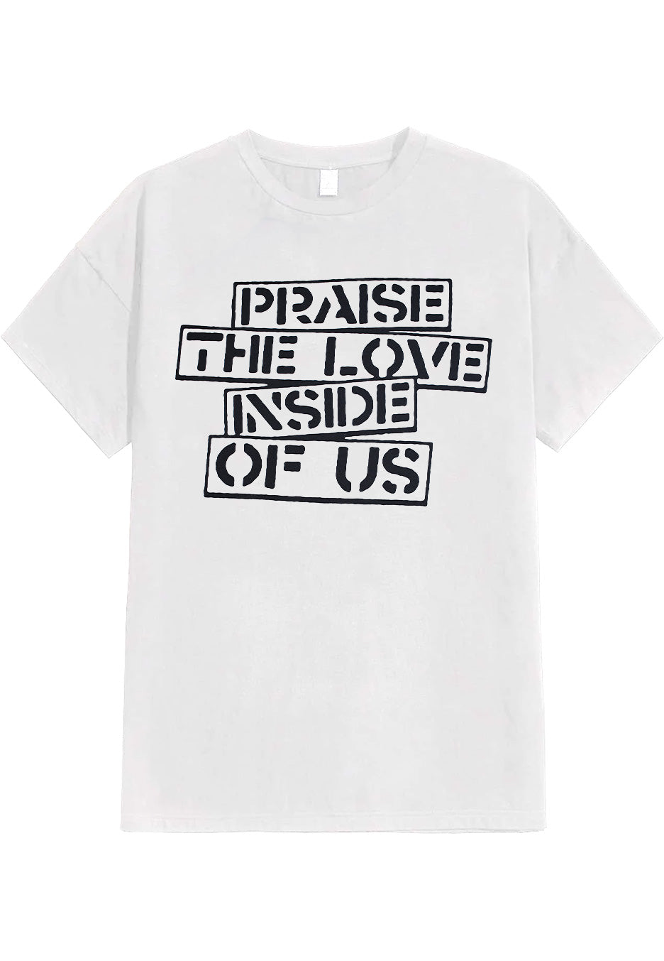While She Sleeps - Praise The Love White - T-Shirt | Neutral-Image