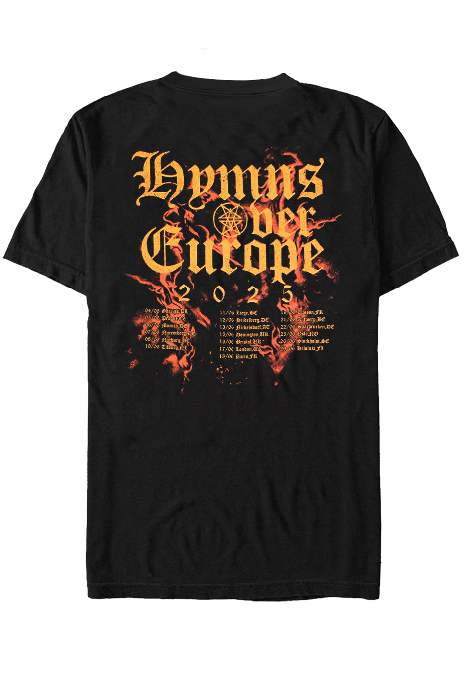 Whitechapel - Hymns Over Europe 2025 - T-Shirt | Neutral-Image