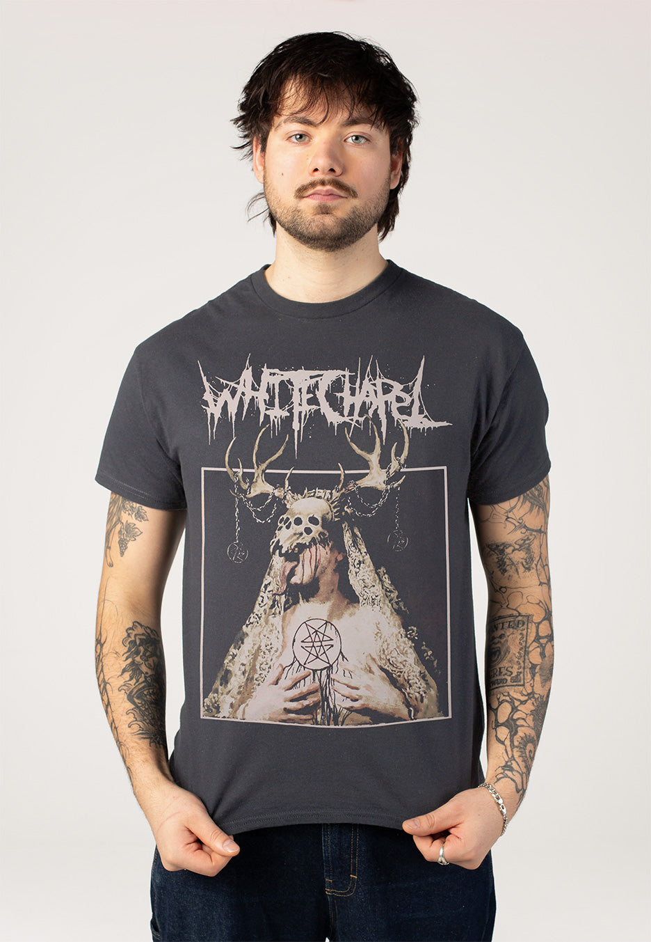 Whitechapel - Silver Tongue Charcoal - T-Shirt | Men-Image