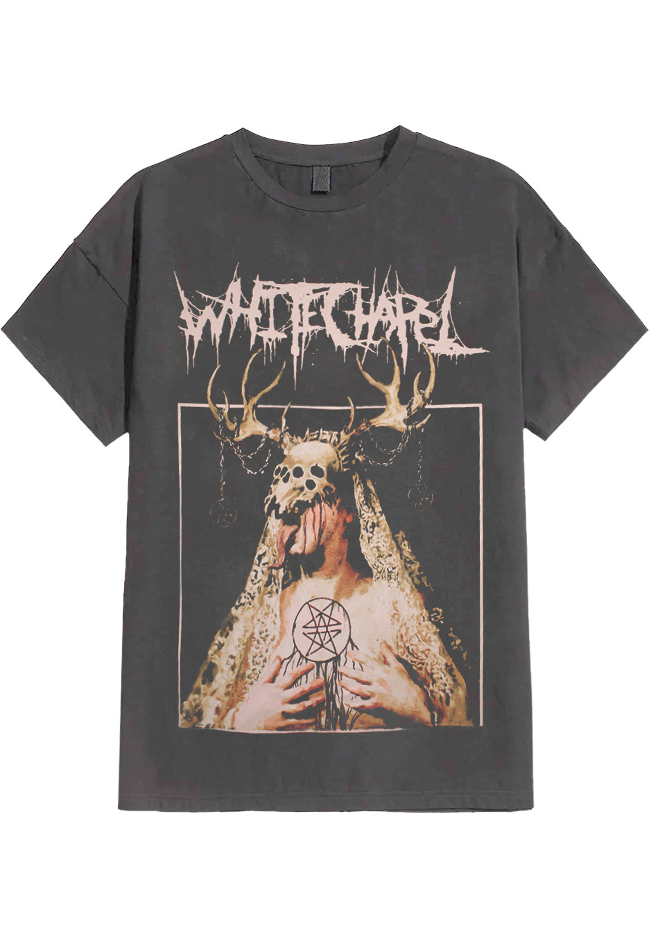 Whitechapel - Silver Tongue Charcoal - T-Shirt | Neutral-Image