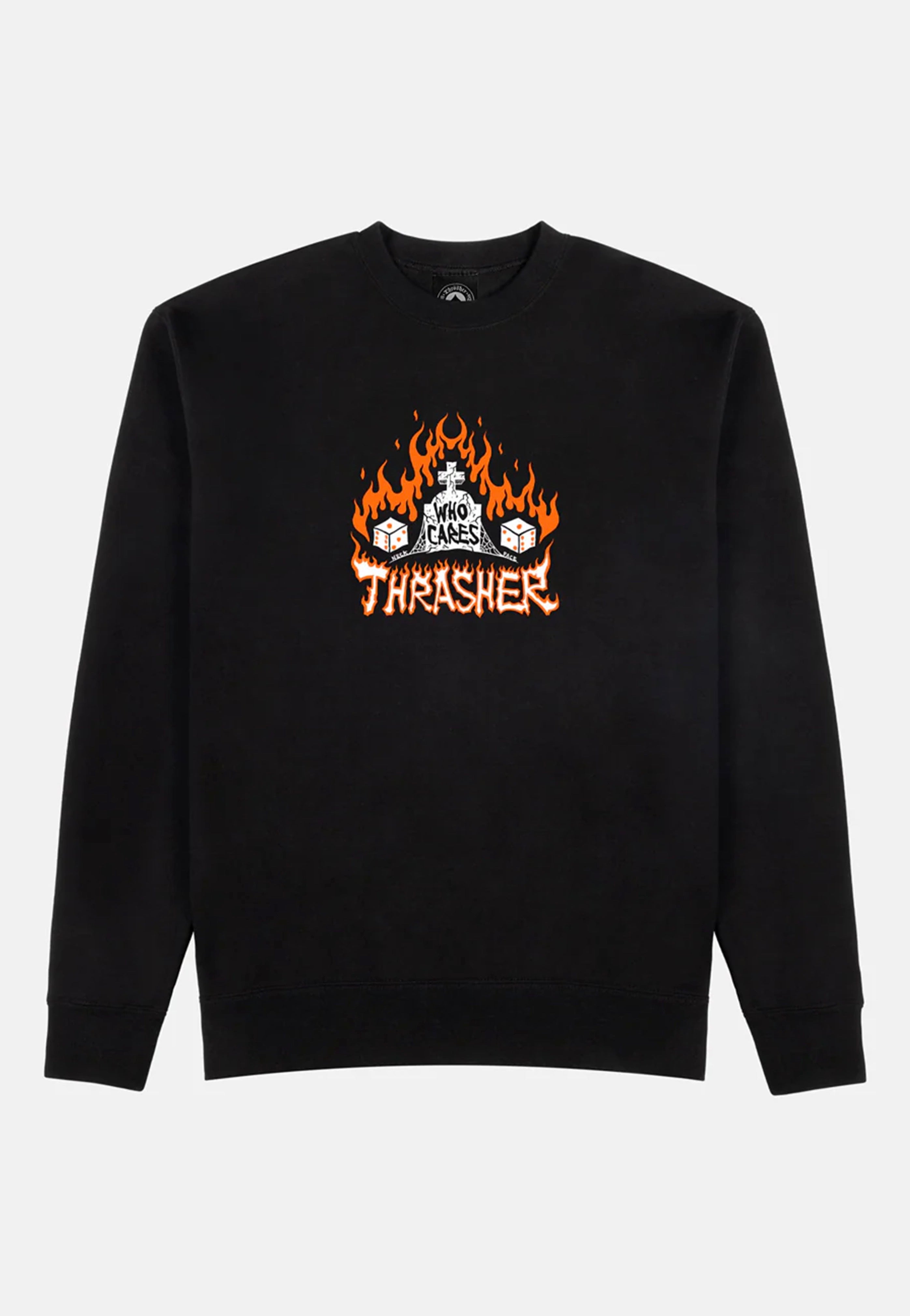 Thrasher - Who Cares By Neckface - Sweater | Men-Image
