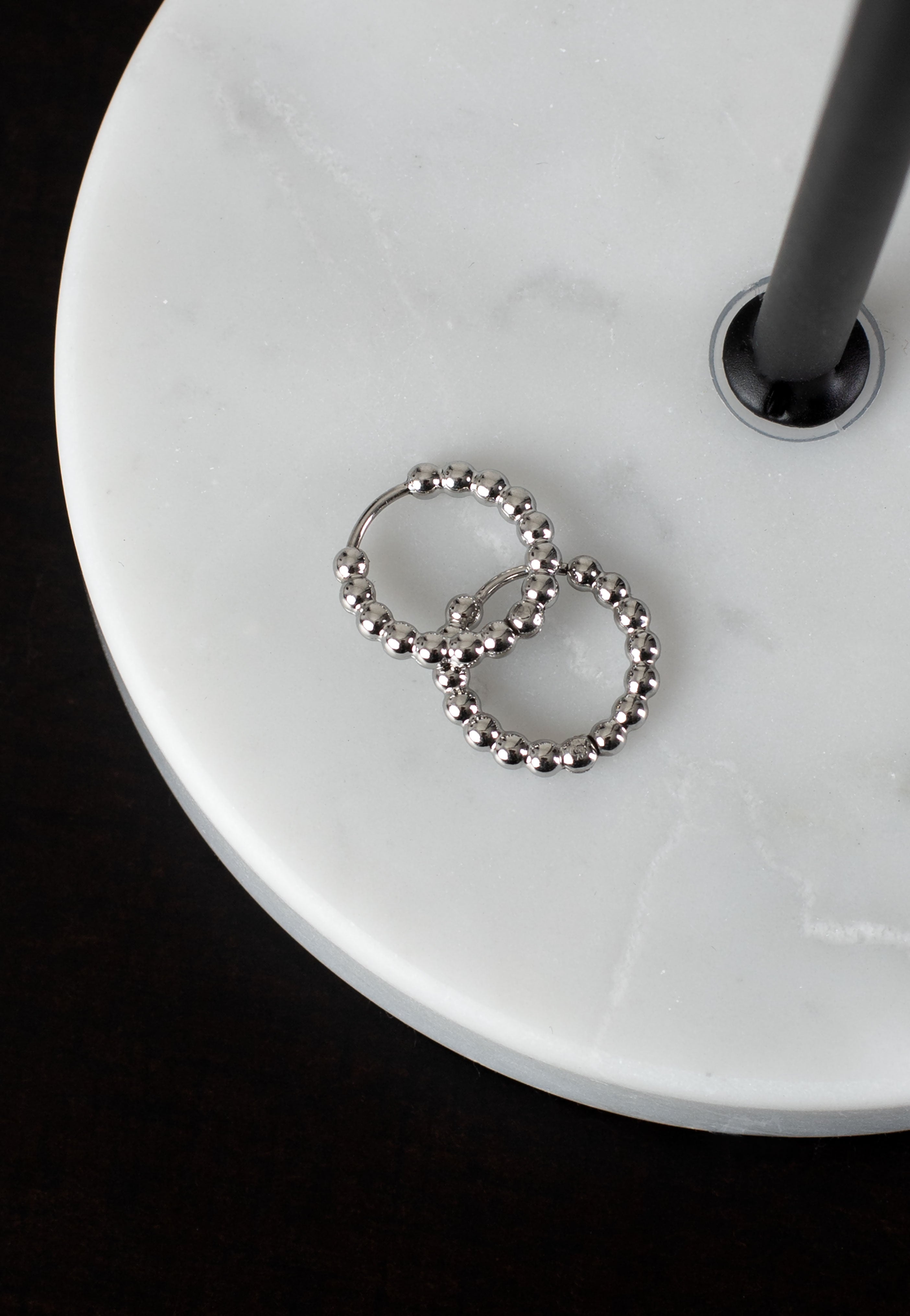 Wildcat - Little Basic Bubble Hoops Pairs 10 mm Silver - Earrings | Neutral-Image