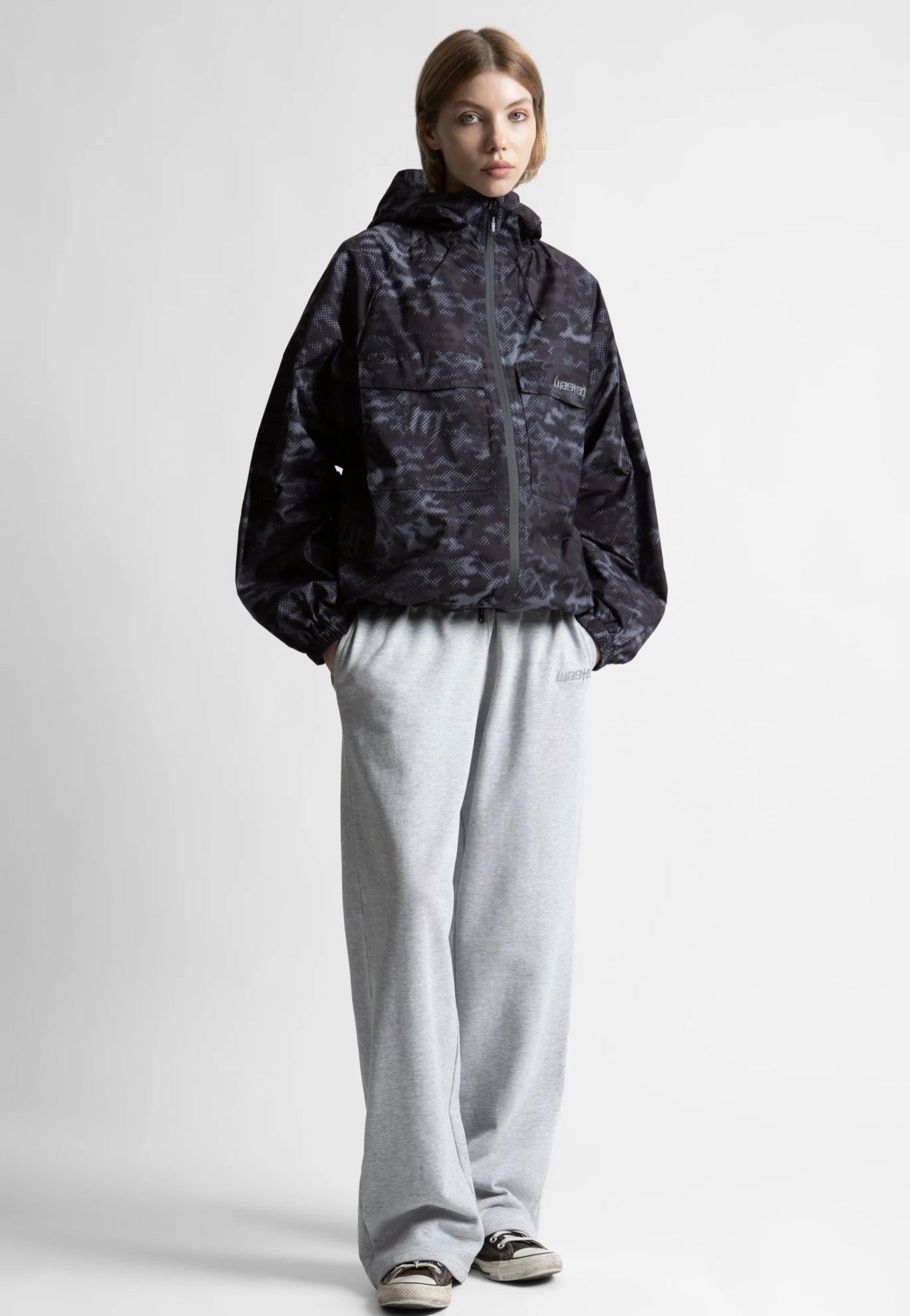 Wasted Paris - Digicamo Camo Black - Windbreaker | Women-Image