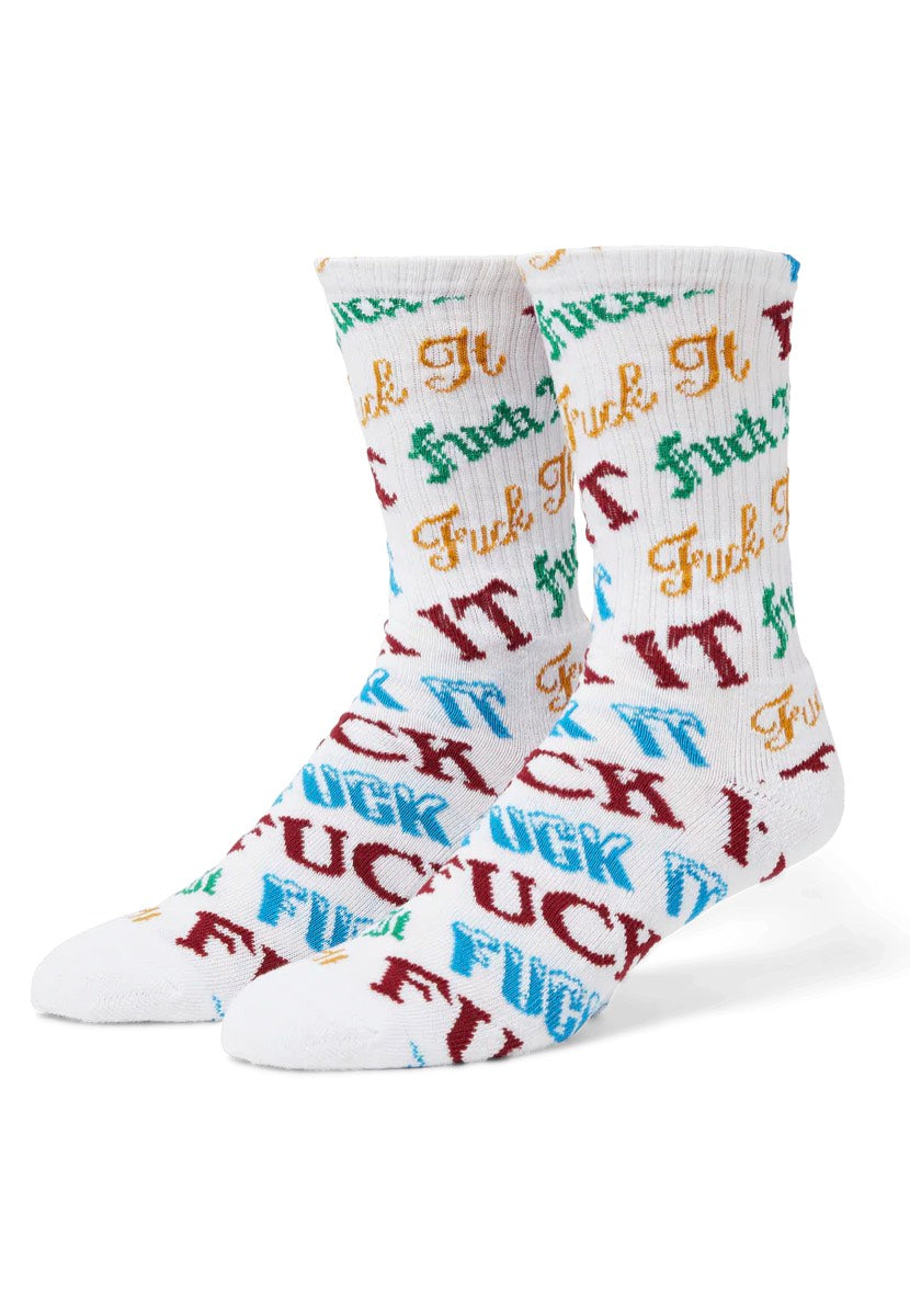 HUF - Wintertime Fuck It White - Socks | Neutral-Image