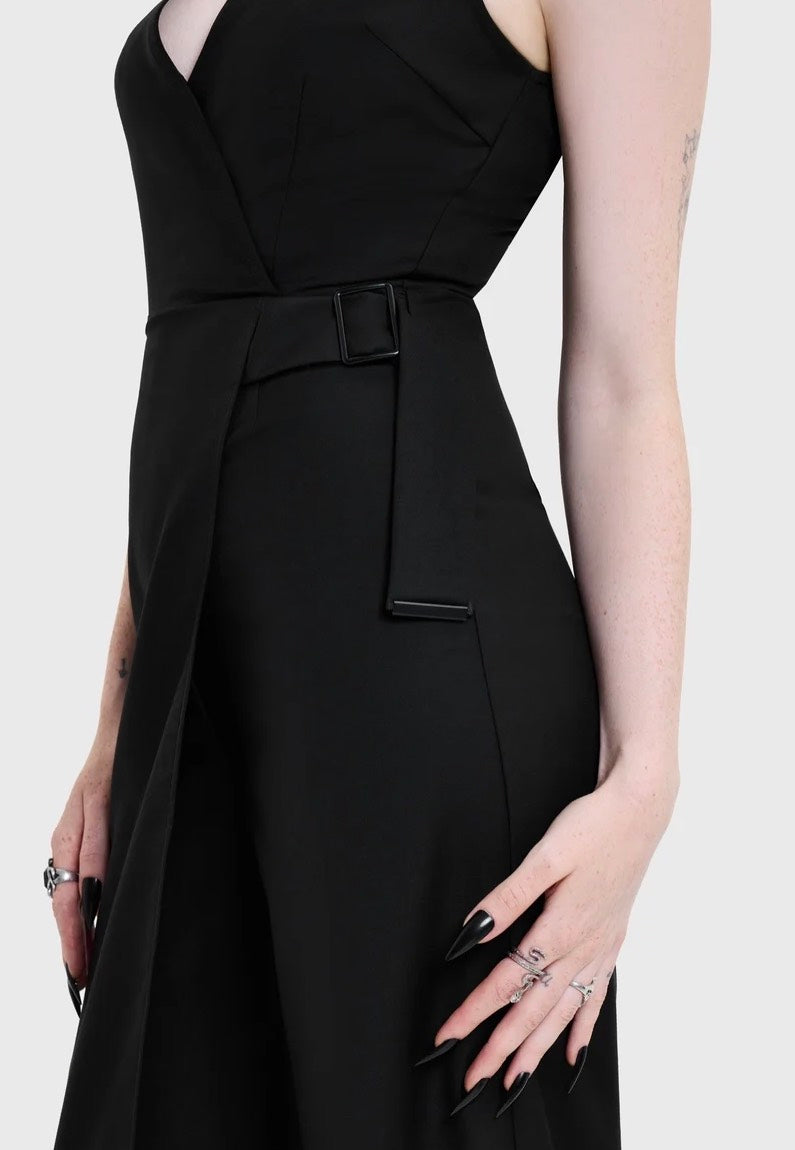 Killstar Witchmarked Tailored Black Jumpsuit | Women-Image