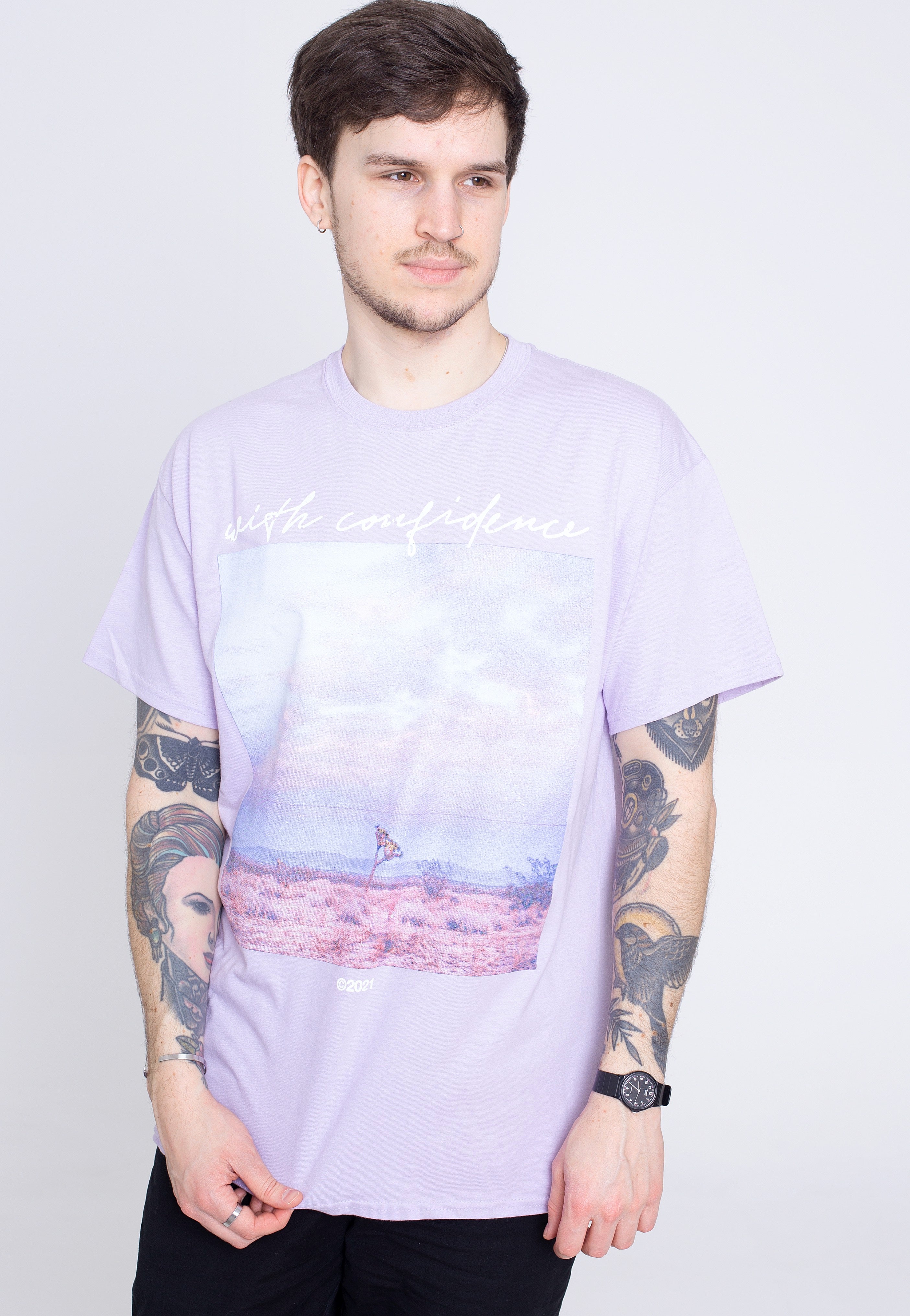 With Confidence - With Confidence Cover Orchid - T-Shirt | Impericon