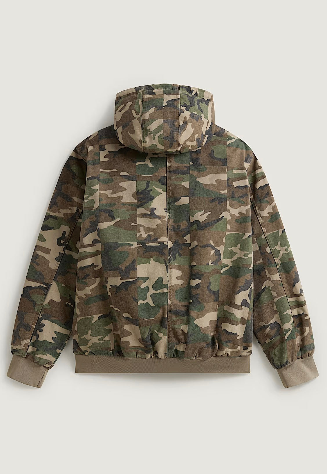 Vans Eli Workwear Canvas Aluminum Jacke | Men-Image