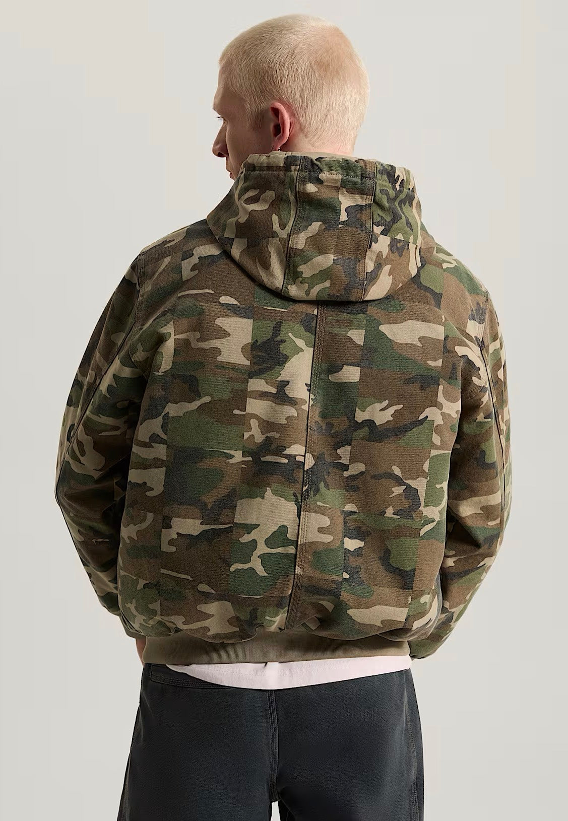 Vans Eli Workwear Canvas Aluminum Jacke | Men-Image