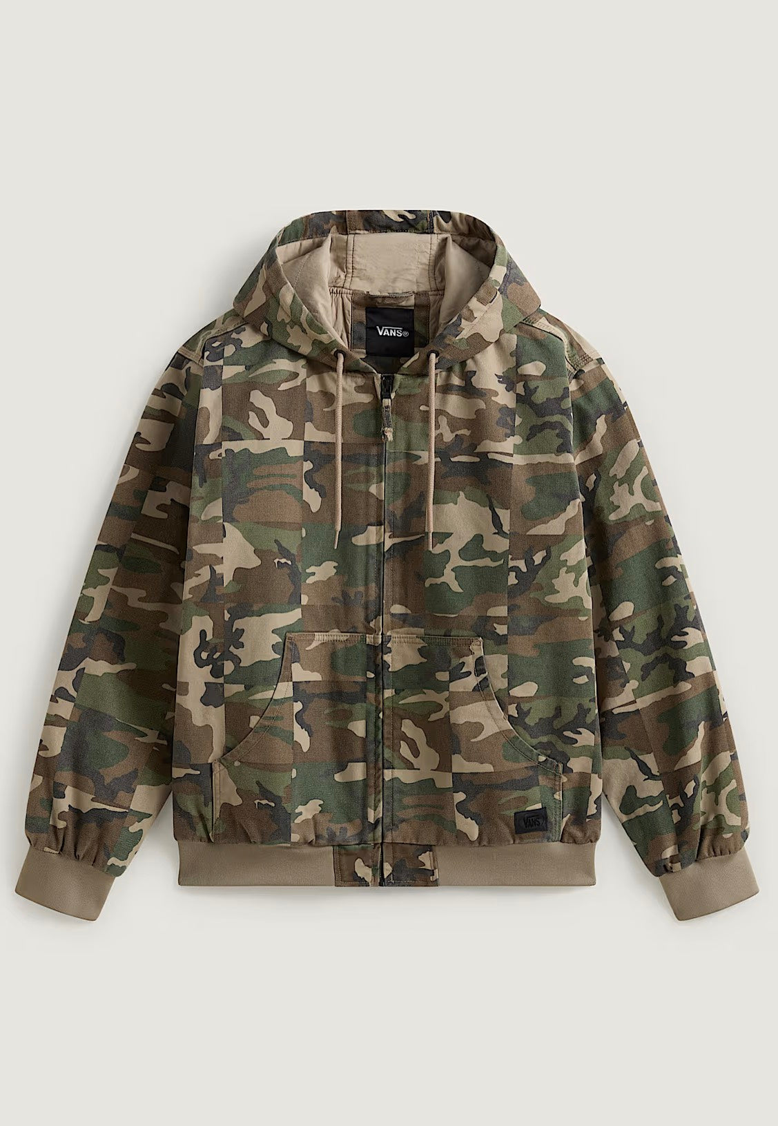 Vans Eli Workwear Canvas Aluminum Jacke | Men-Image