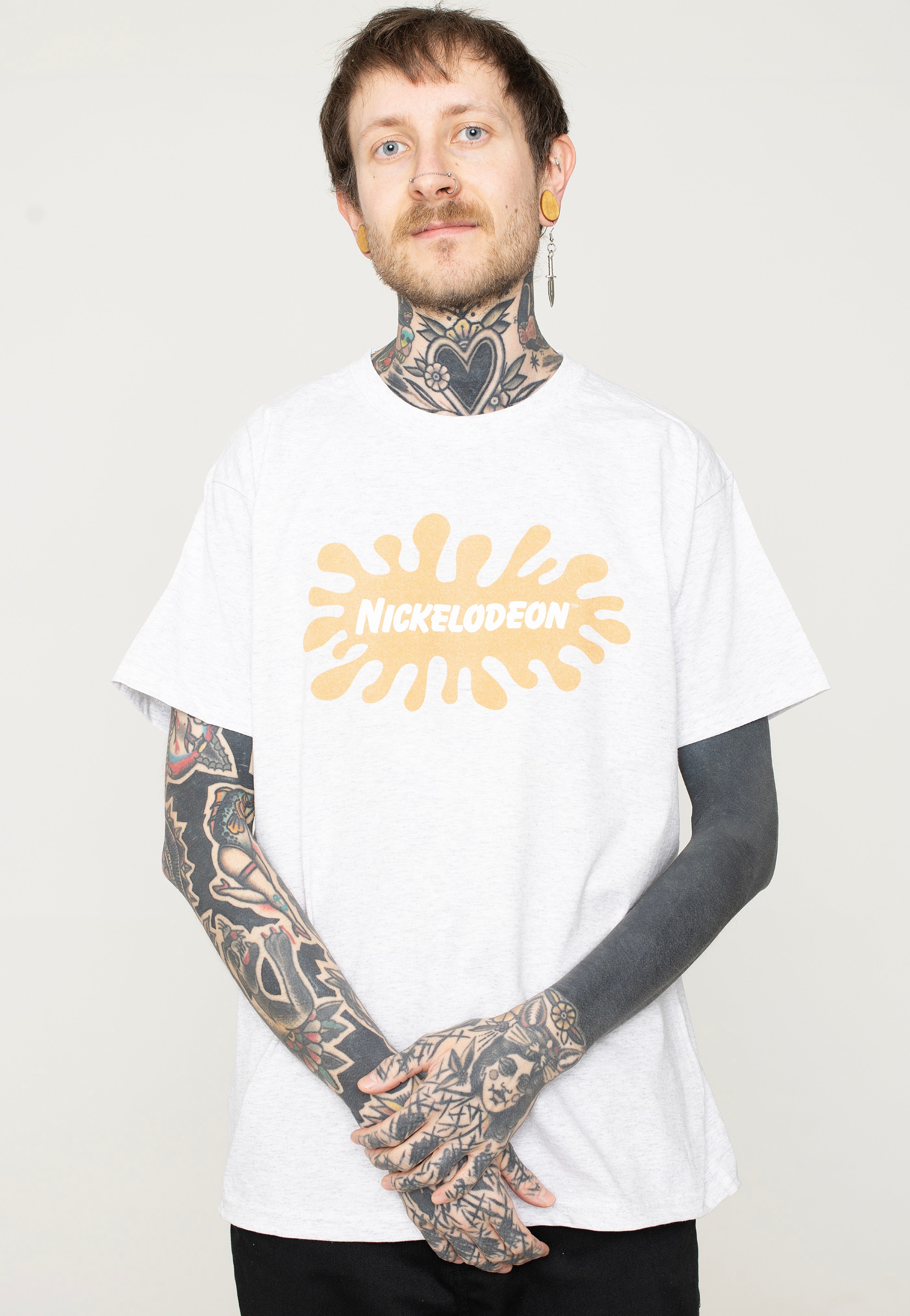 Nickelodeon - Nick Logo Ash Grey - T-Shirt | Men-Image