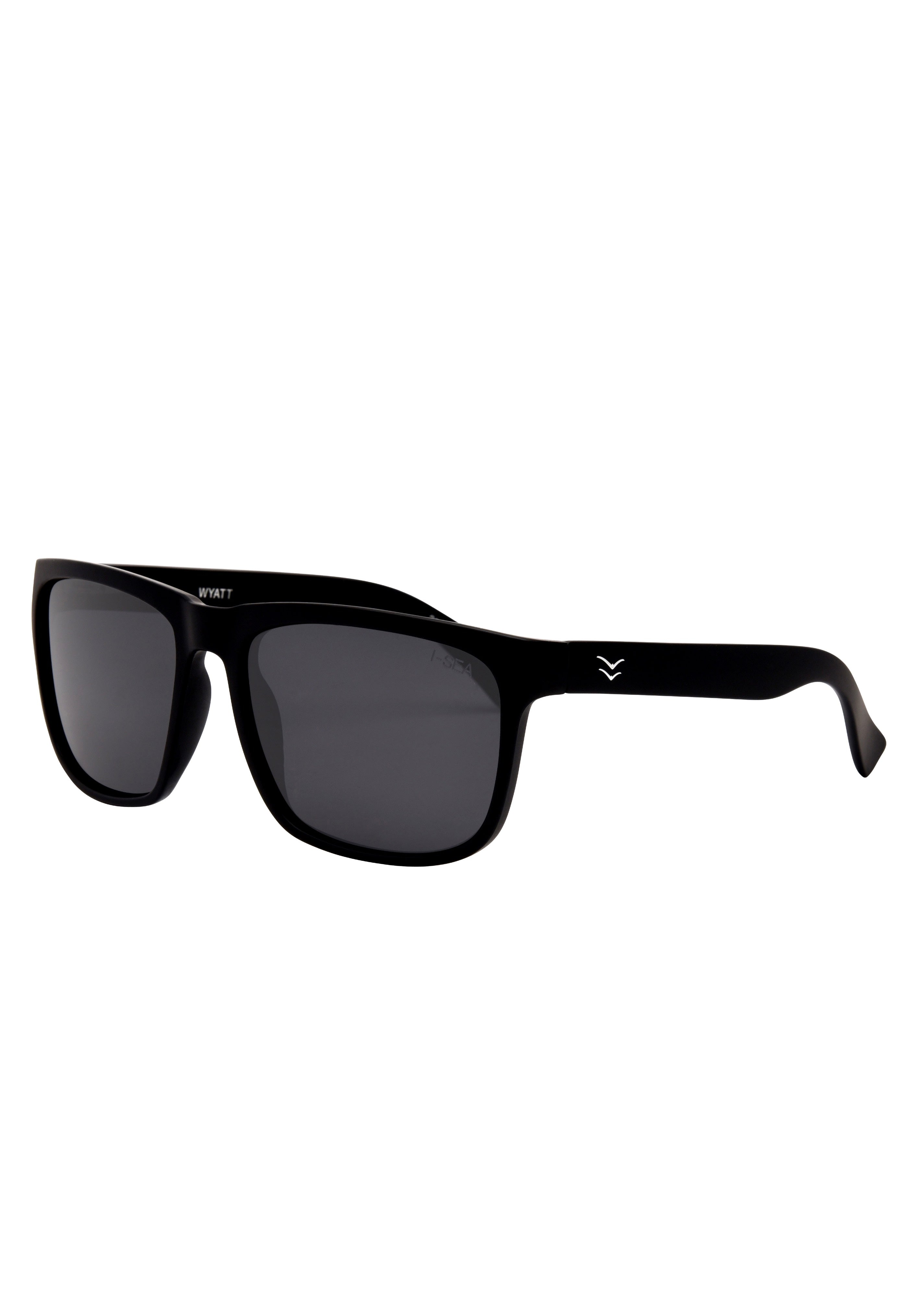 I-Sea - Wyatt Black/Smoke Polarized - Sunglasses | Neutral-Image