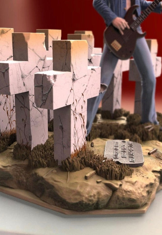 Metallica Cliff Burton III Rock Iconz Statue | Neutral-Image