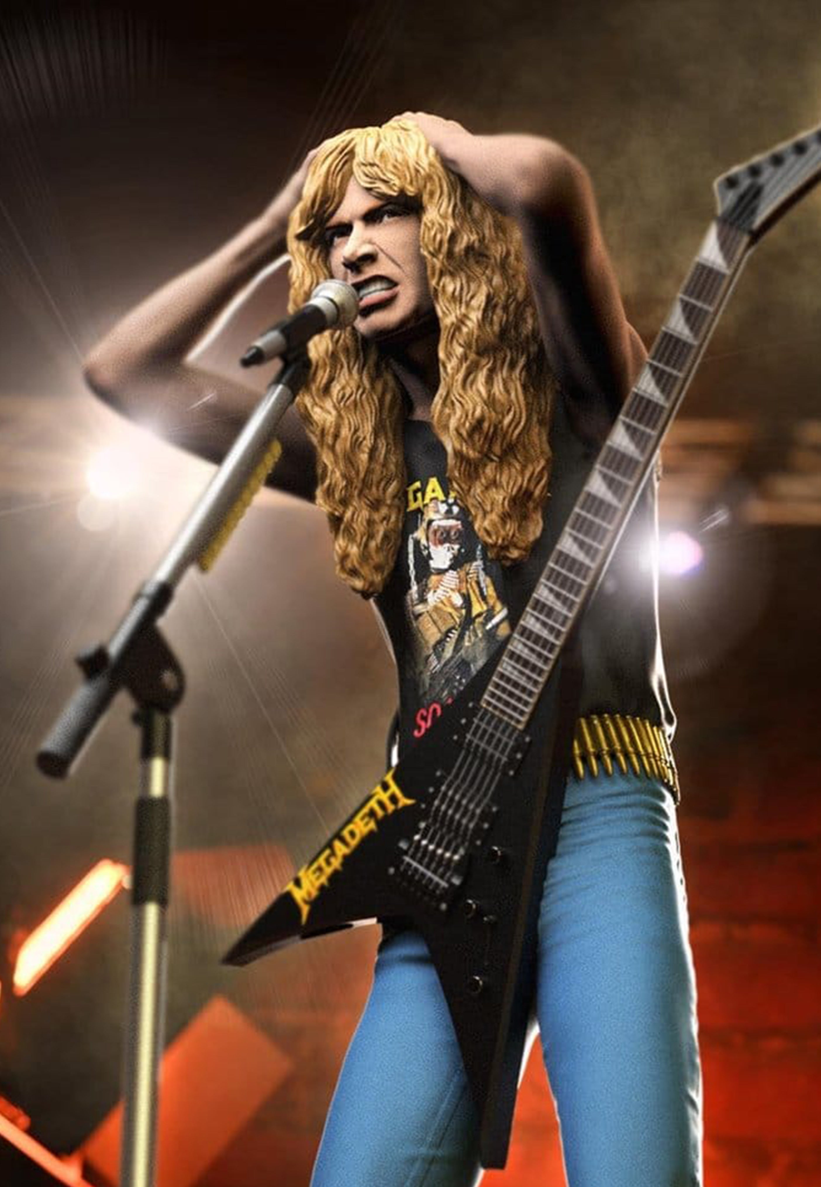 Megadeth - Dave Mustaine II Rock Iconz - Statue | Neutral-Image