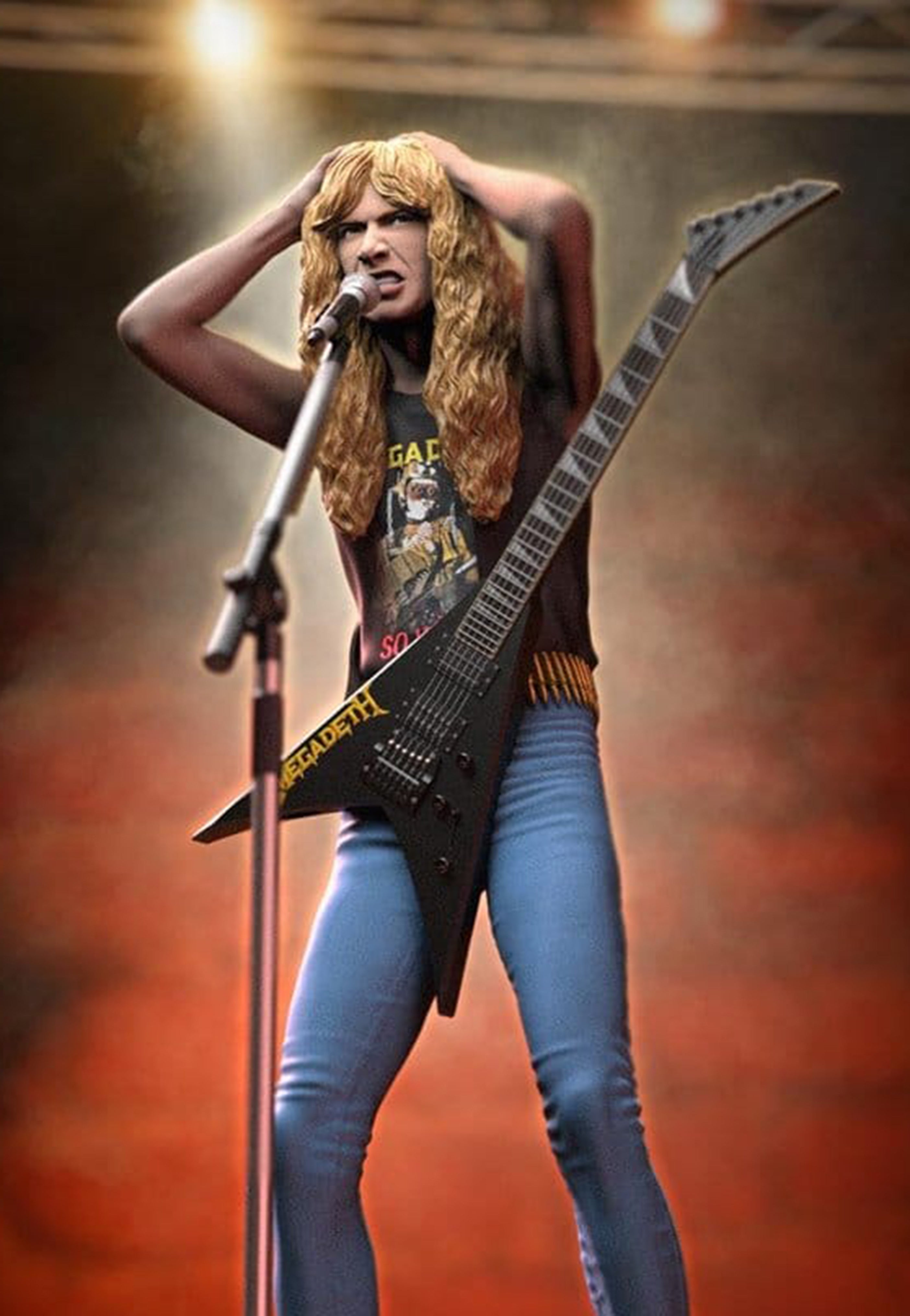 Megadeth - Dave Mustaine II Rock Iconz - Statue | Neutral-Image
