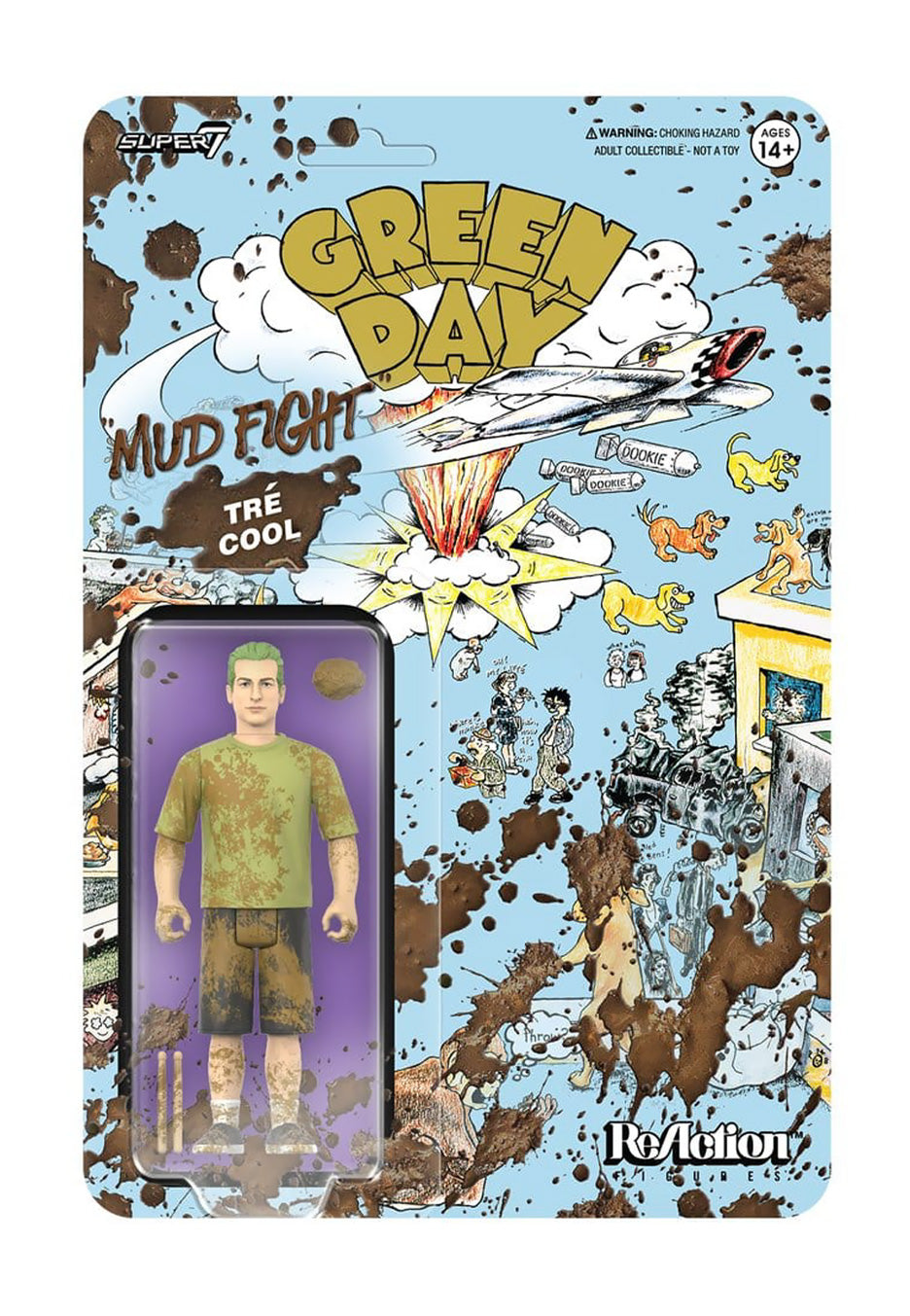 Green Day Tré Cool (Mud Fight) ReAction Wave 01 Figurka | Neutral-Image