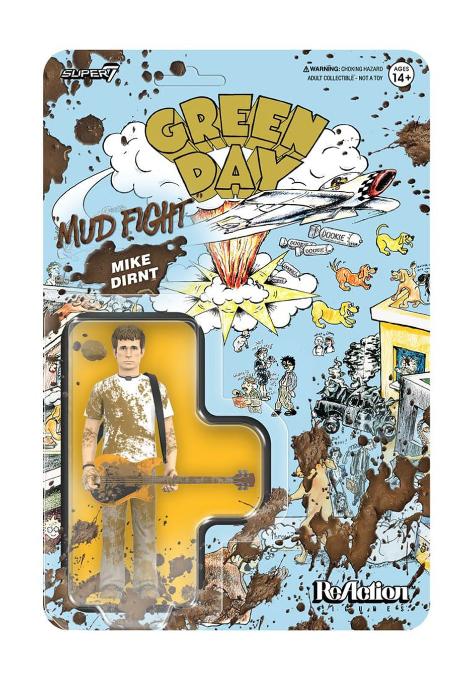 Green Day Mike Dirnt (Mud Fight) ReAction Wave 01 Figura | Neutral-Image