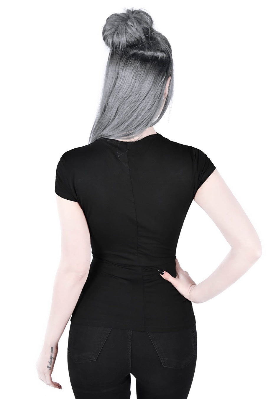 Killstar - Xara Keyhole Black - Top | Women-Image