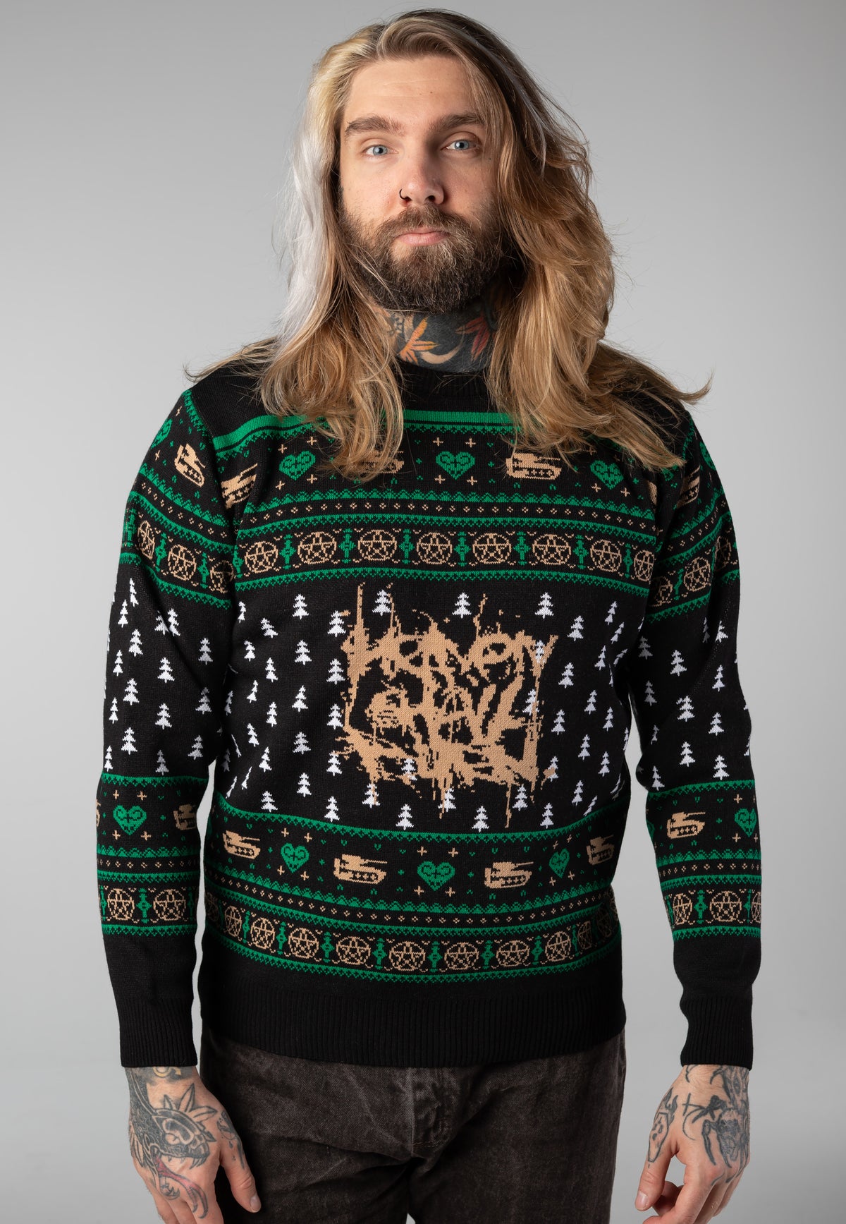Heaven Shall Burn Tank Limited Winter Knit Pullover | Men-Image