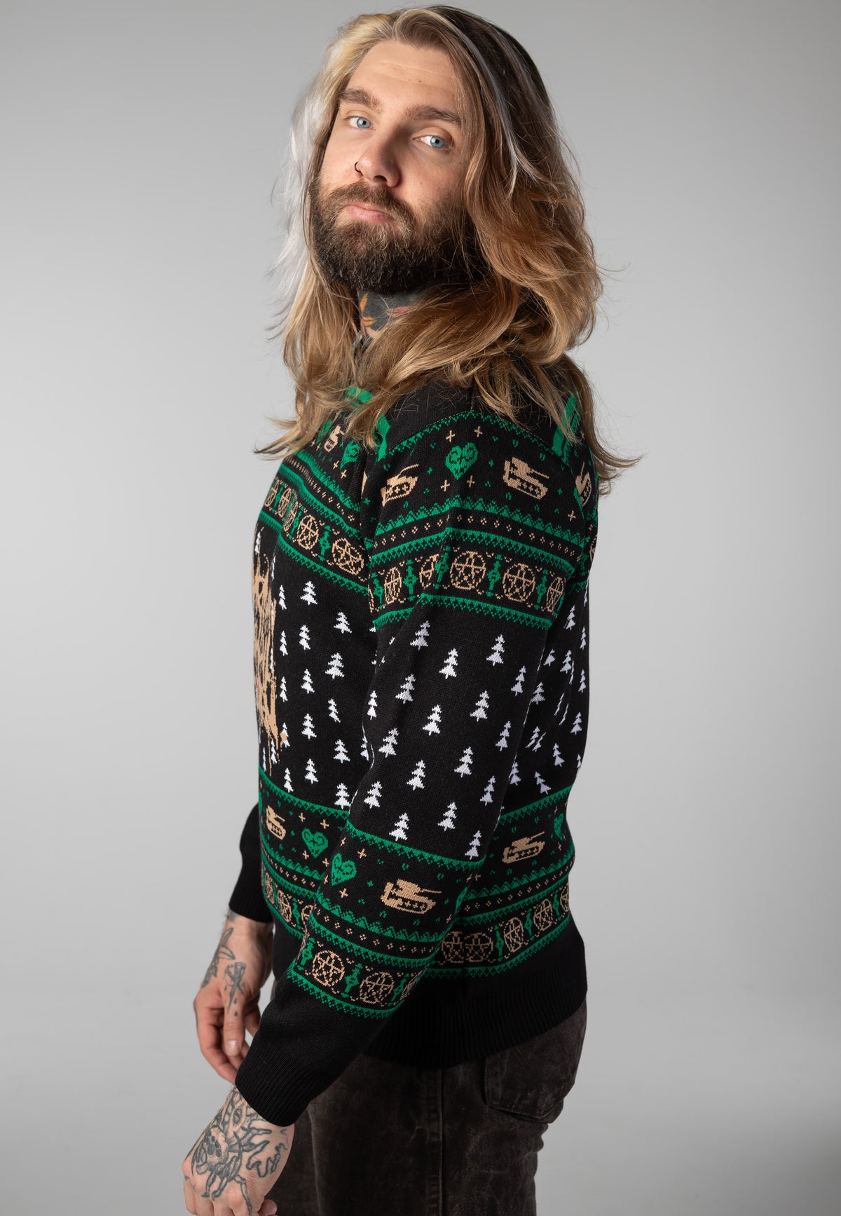 Heaven Shall Burn Tank Limited Winter Knit Pullover | Men-Image
