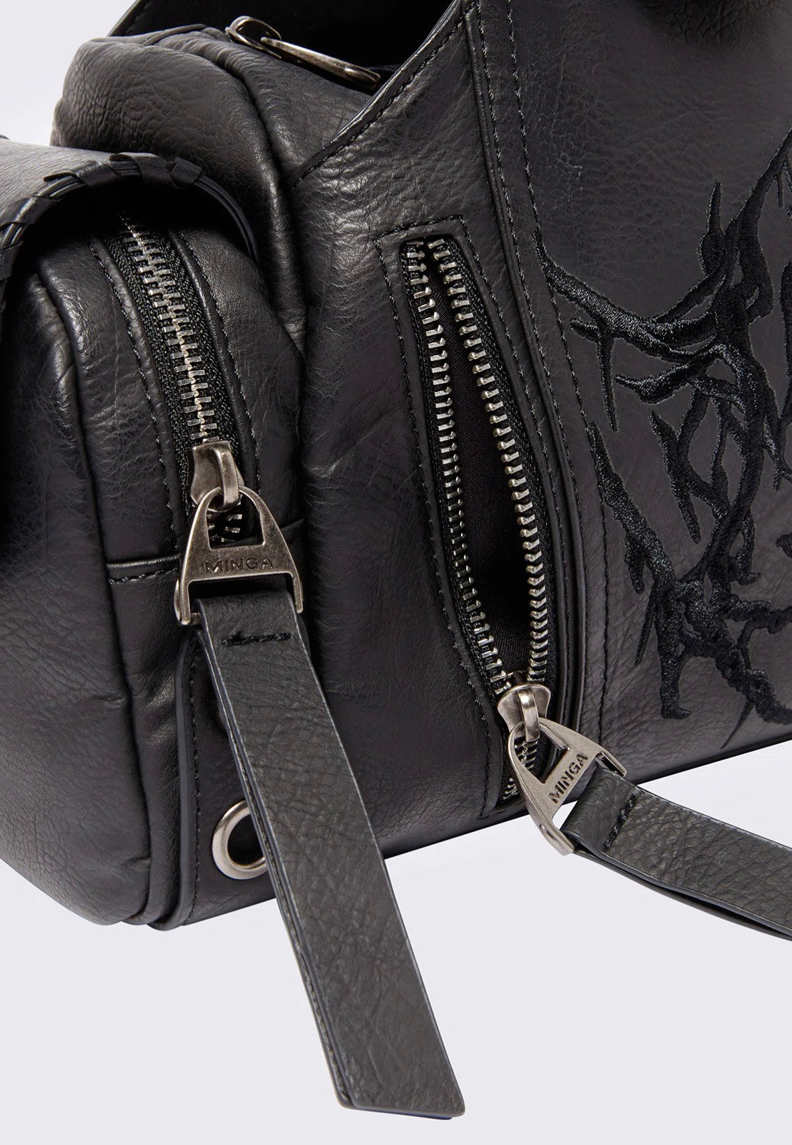 Minga London - Xyra Vegan Black - Shoulder Bag | Neutral-Image