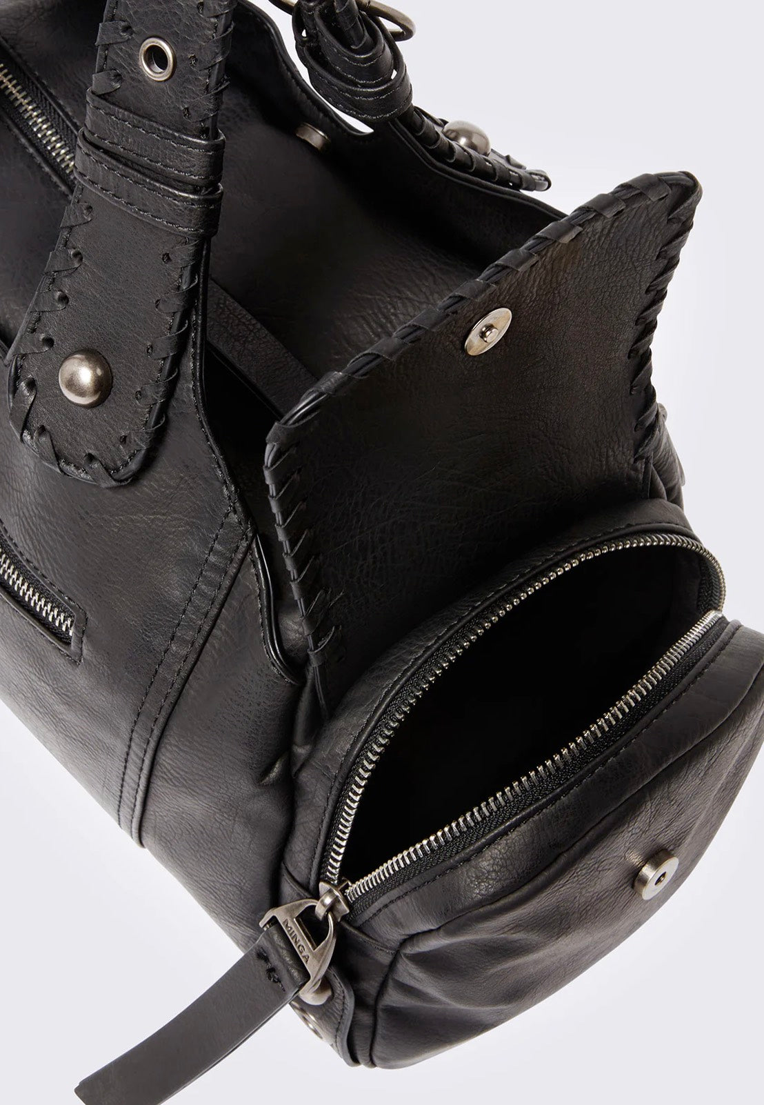 Minga London - Xyra Vegan Black - Shoulder Bag | Neutral-Image