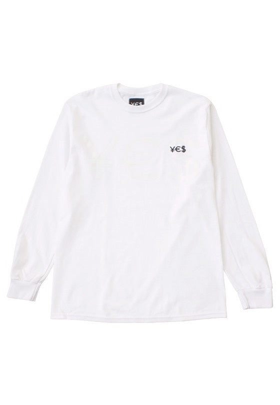 YES - ¥€$ White - Longsleeve | Men-Image