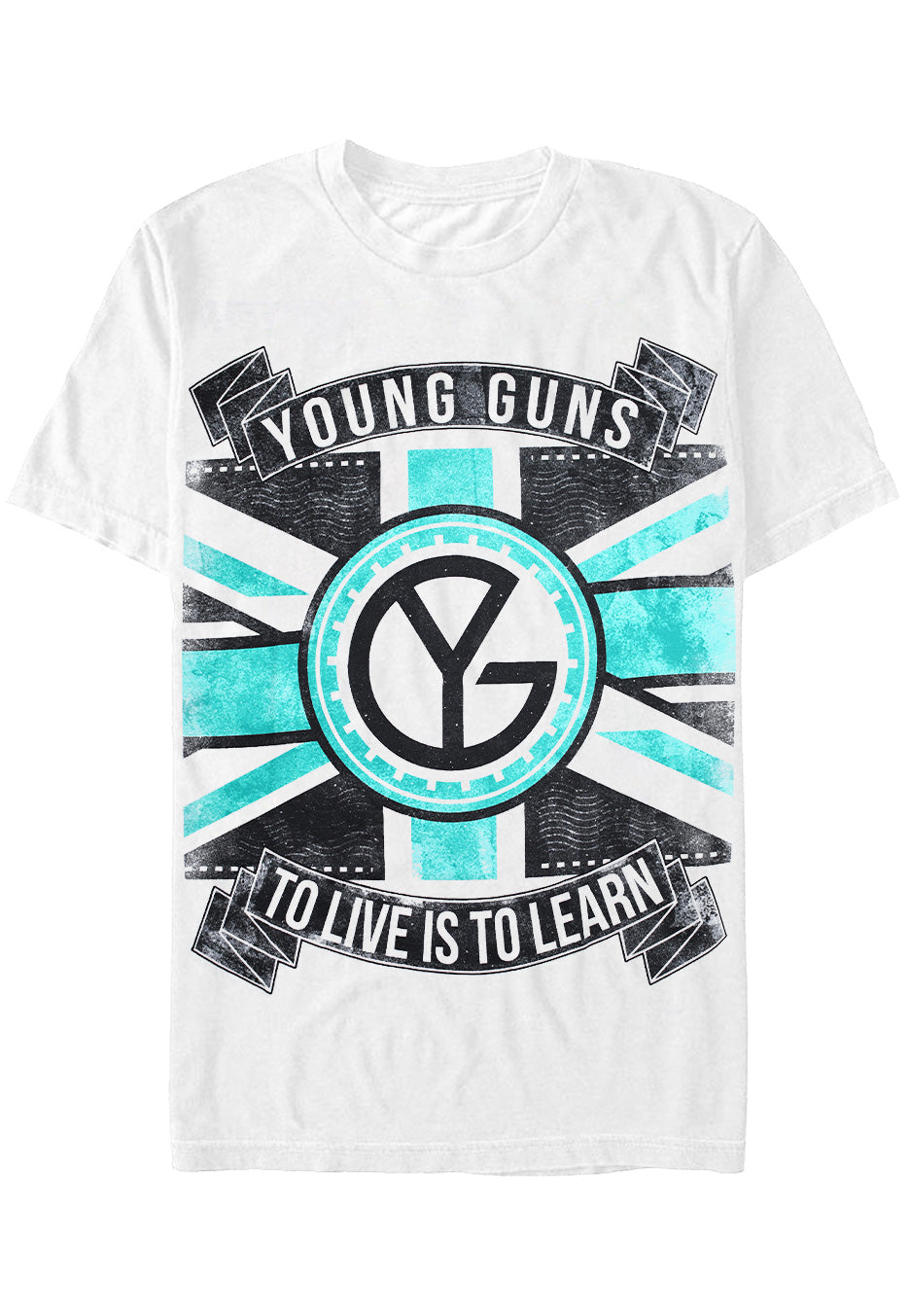 Young Guns - Flag White - T-Shirt | Neutral-Image
