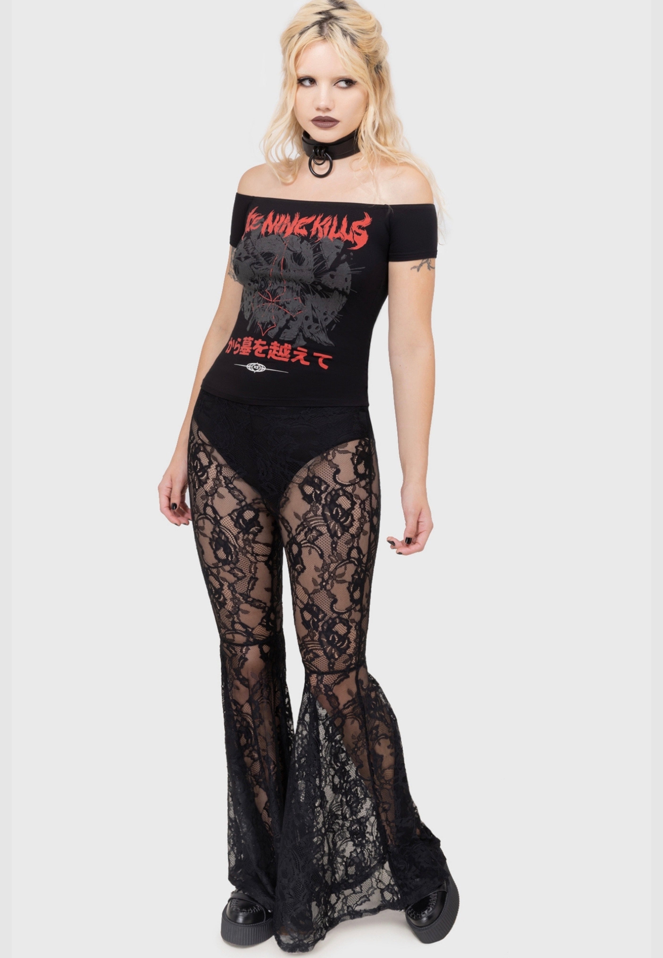 Killstar x Ice Nine Kills - Your Worst Nightmare Bardot - Top | Women-Image