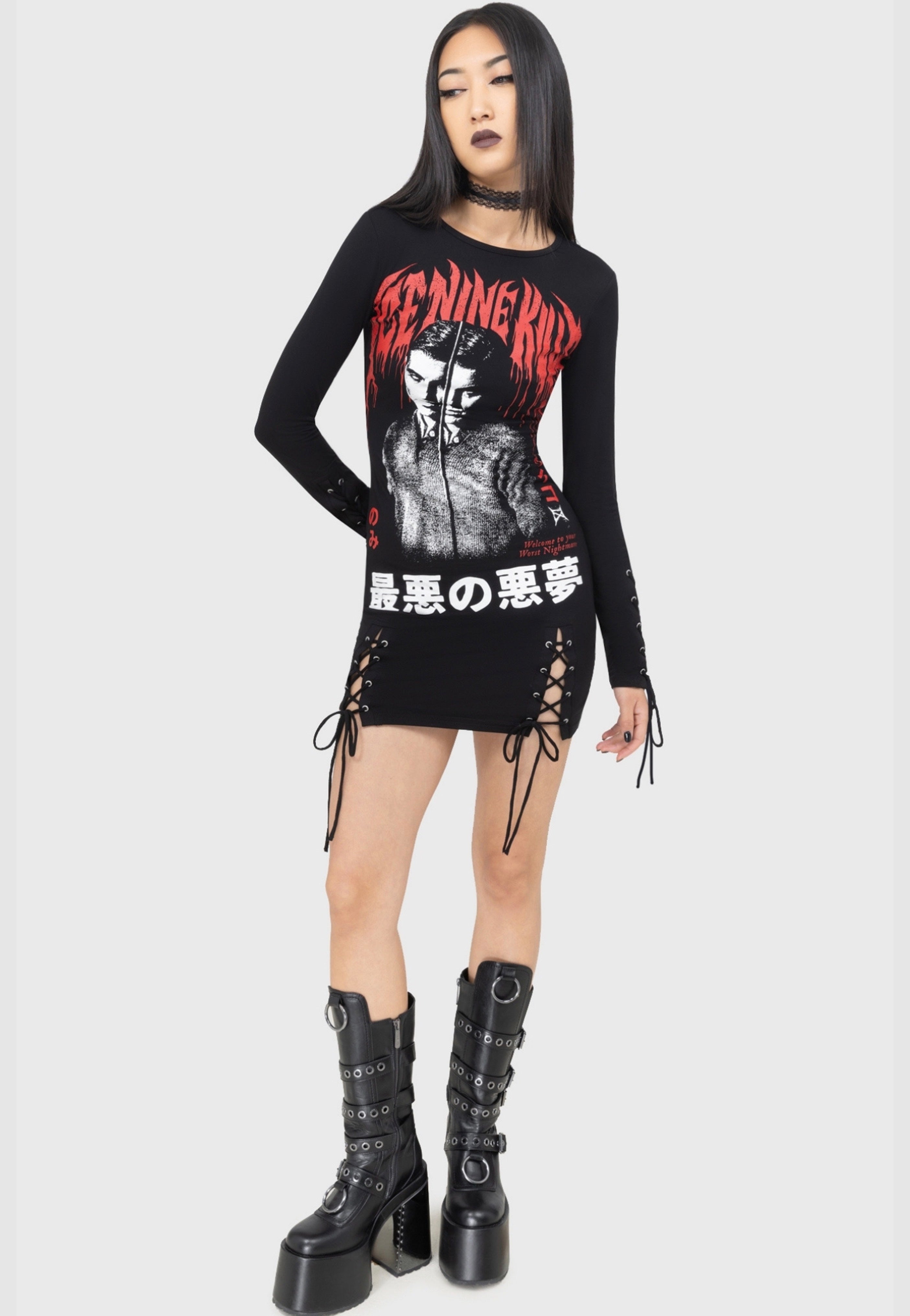 Killstar x Ice Nine Kills - Your Worst Nightmare Mini - Dress | Women-Image
