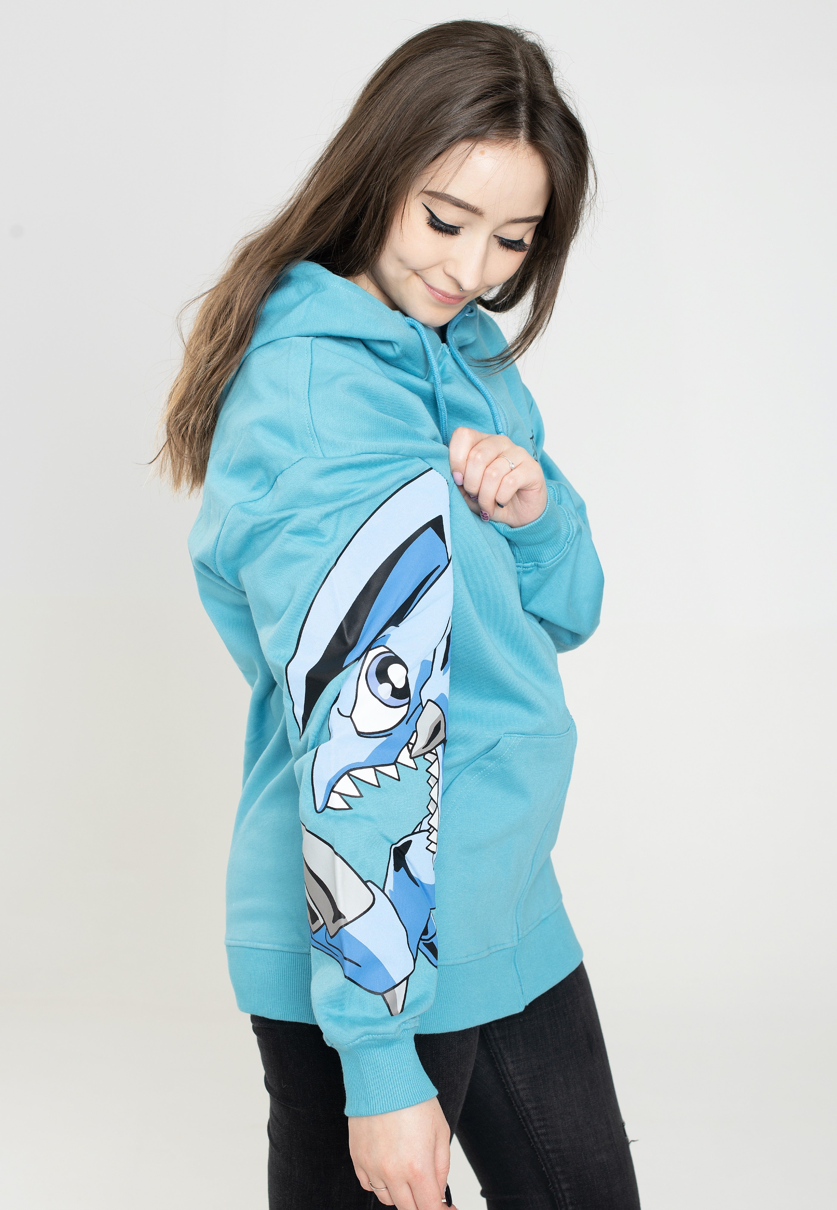 Yu Gi Oh! - Blue-Eyes Toon Dragon Light Blue - Zipper | Impericon