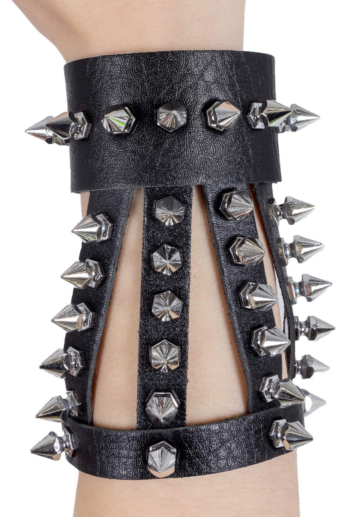 Poizen Industries - Zenko Stud Black - Bracelet Harness | Neutral-Image