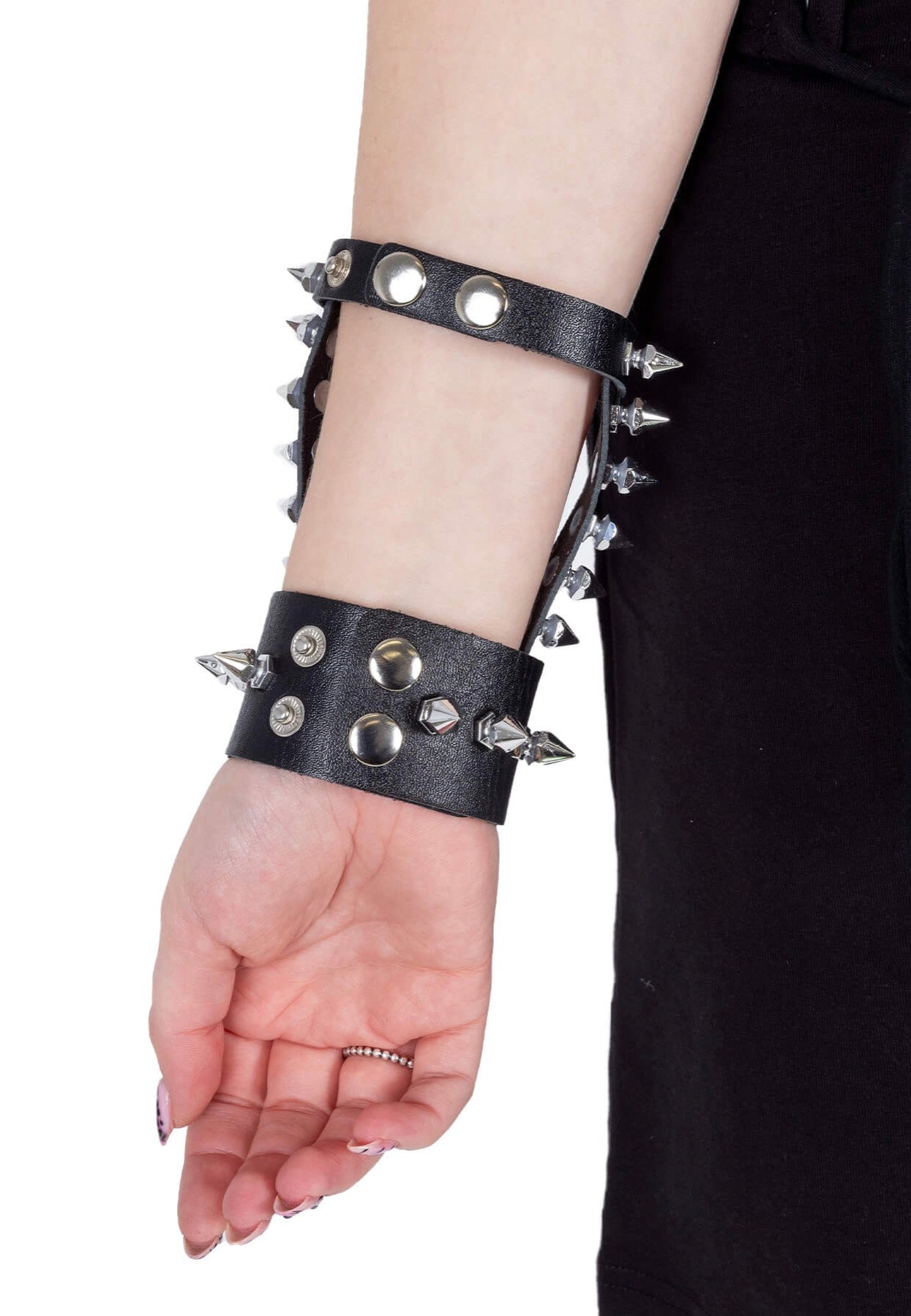 Poizen Industries - Zenko Stud Black - Bracelet Harness | Neutral-Image