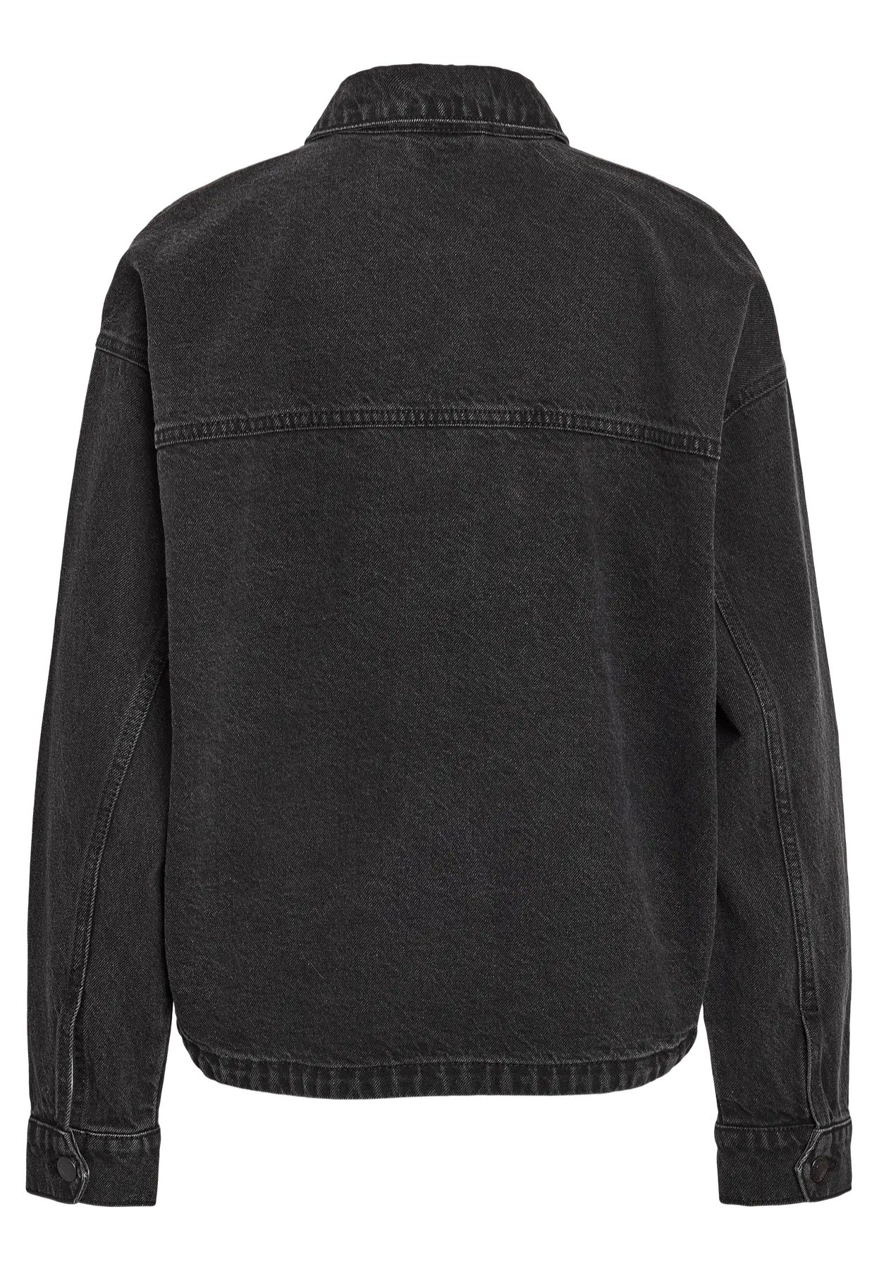 Noisy May - Kettie L/S Black Denim - Jeans Jacket | Women-Image