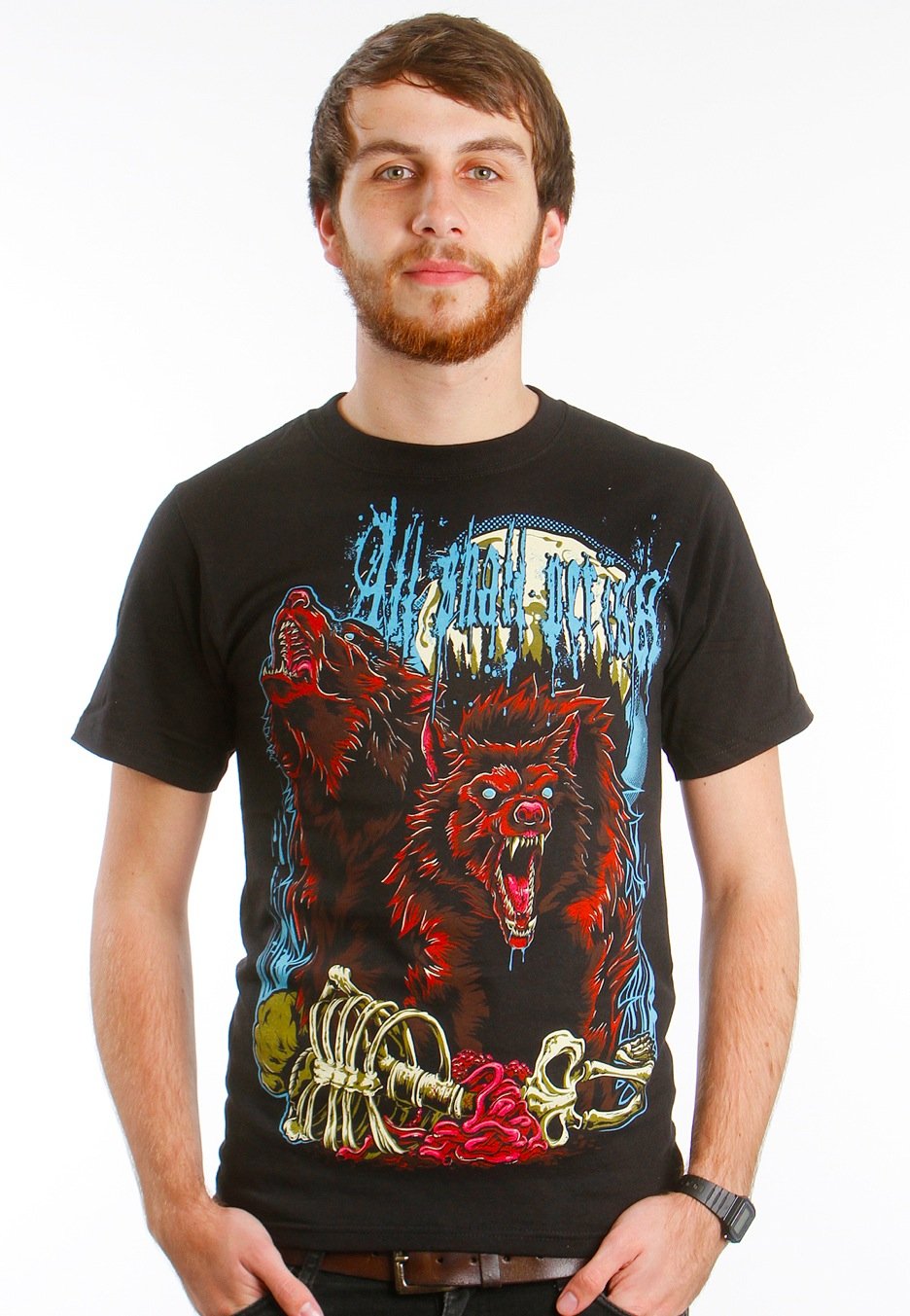 All Shall Perish - Wolf - T-Shirt - Official Deathcore ...