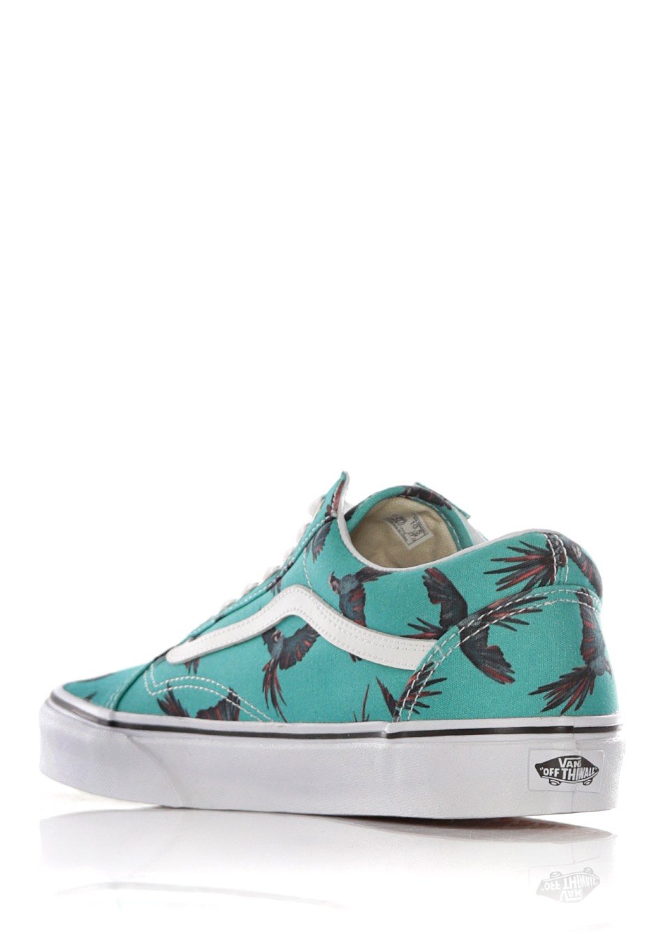 Vans - Old Skool Dirty Bird Turquoise/True White - Shoes - Impericon ...